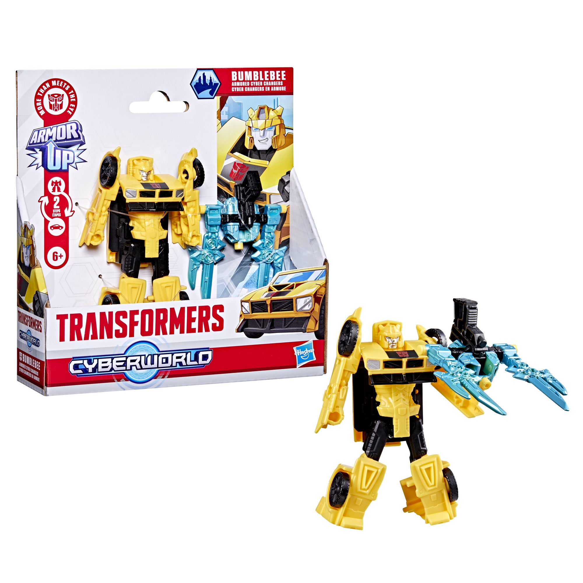 Transformers Cyberworld Armored Cyber Changers Bumblebee