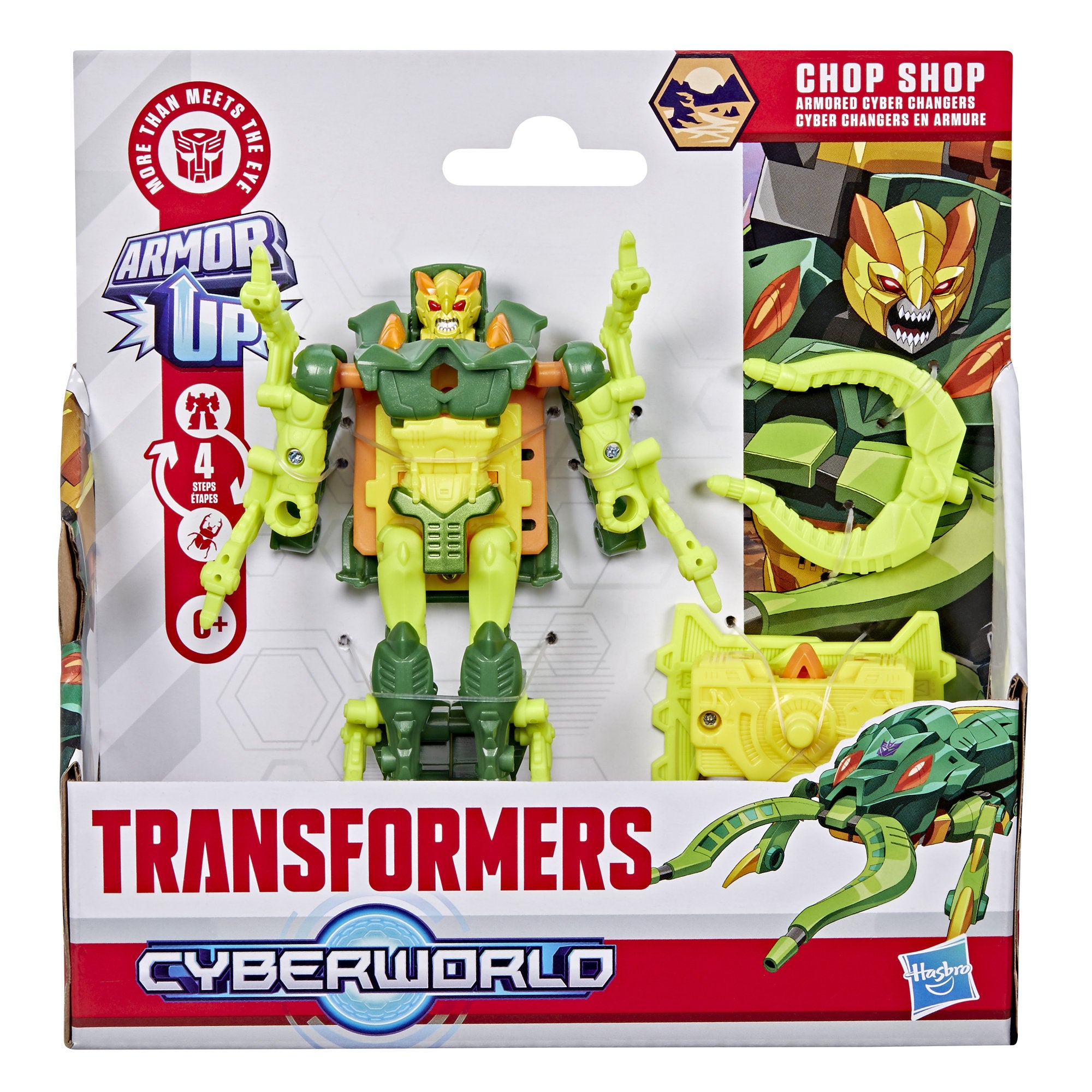 Transformers Cyberworld Armored Cyber Changers Chop Shop