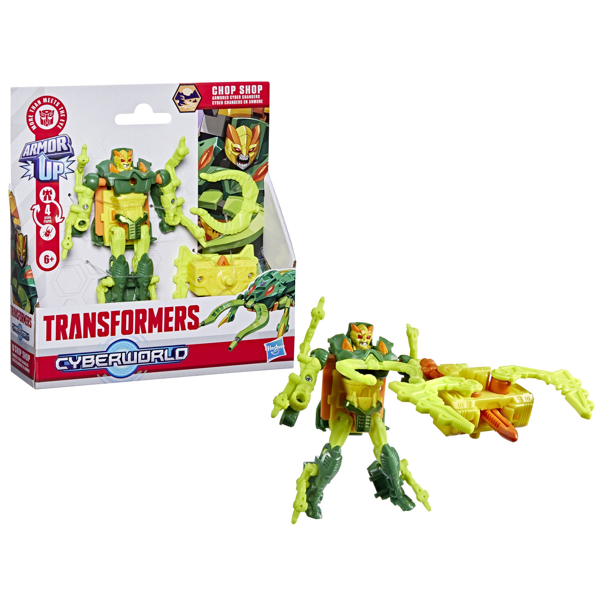 Transformers Cyberworld Armored Cyber Changers Chop Shop
