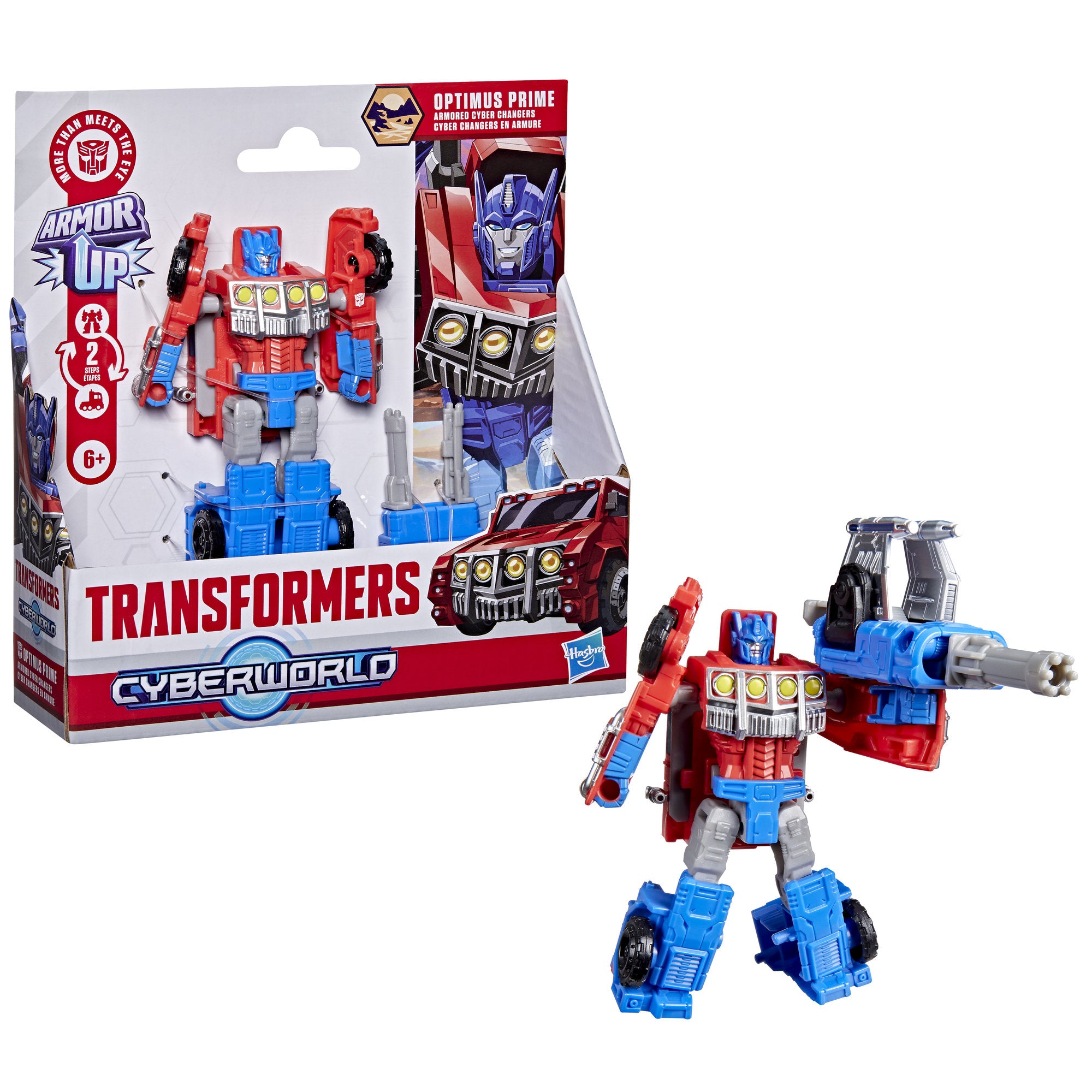 Transformers Cyberworld Armored Cyber Changers Optimus Prime