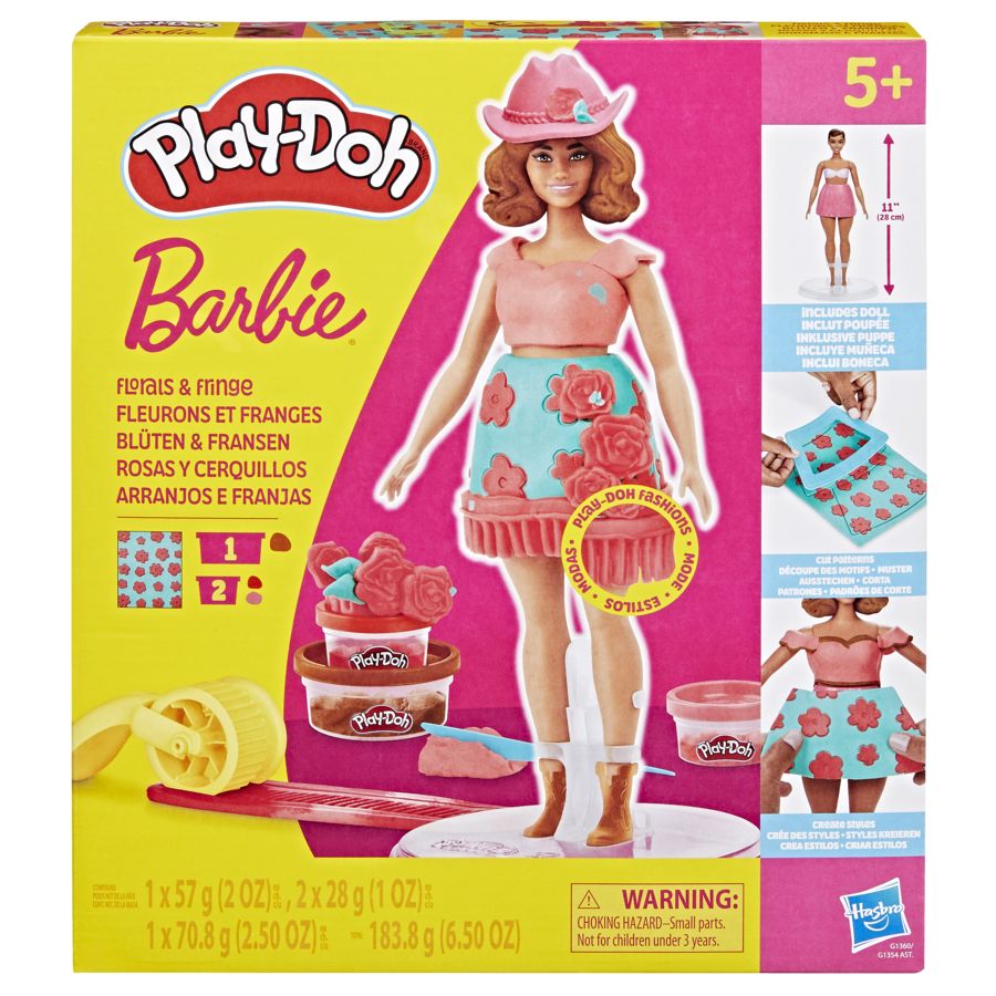 Play-Doh Barbie Florals & Fringe Set