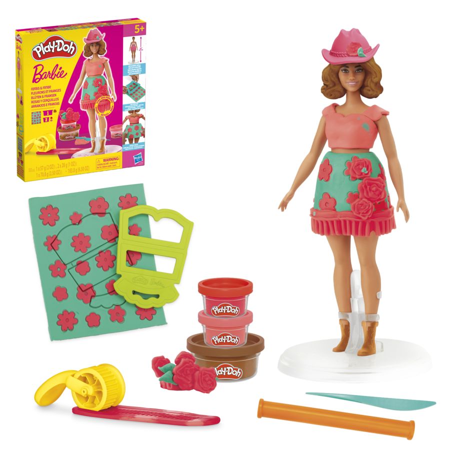Play-Doh Barbie Florals & Fringe Set