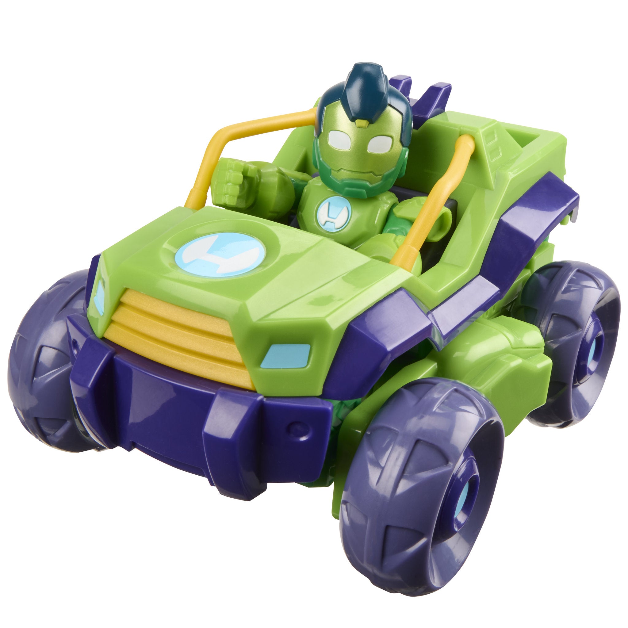 Marvel Iron Man and His Awesome Friends Iron Hulk 2-In-1 Mech Suit & Vehicle - Toyworld NZ