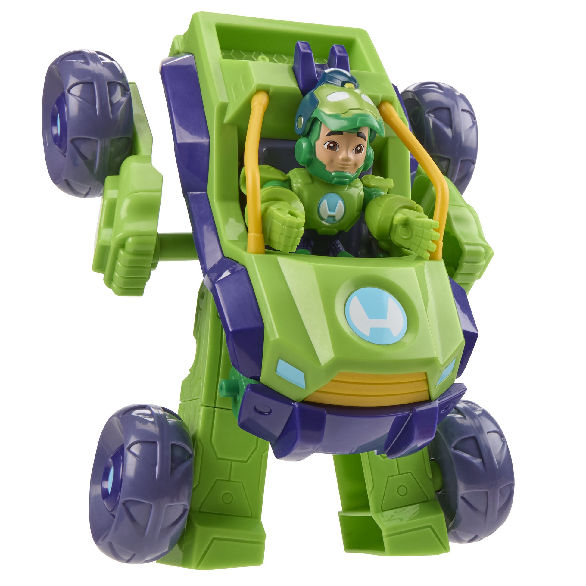 Marvel Iron Man and His Awesome Friends Iron Hulk 2-In-1 Mech Suit & Vehicle - Toyworld NZ