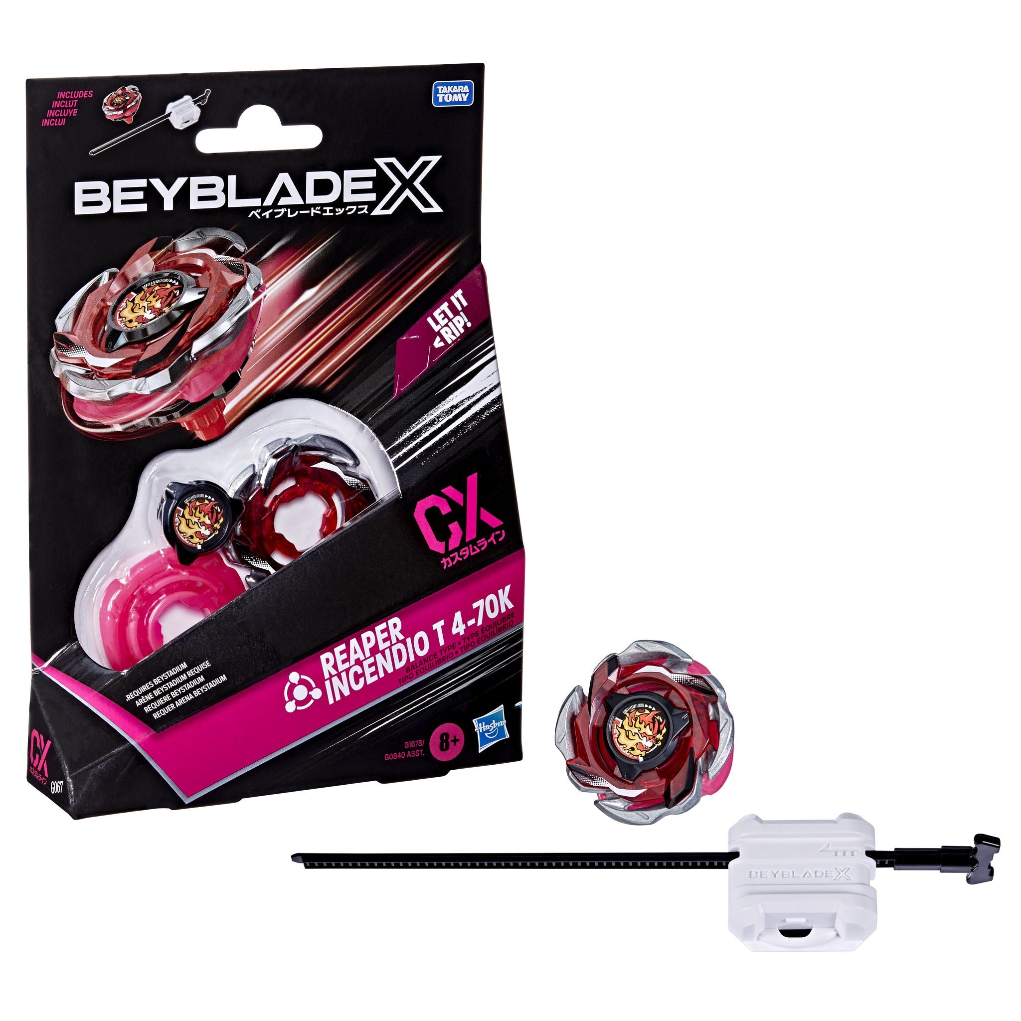 Beyblade X Reaper Incendio T 4-70K CX Starter Pack Set - Toyworld NZ