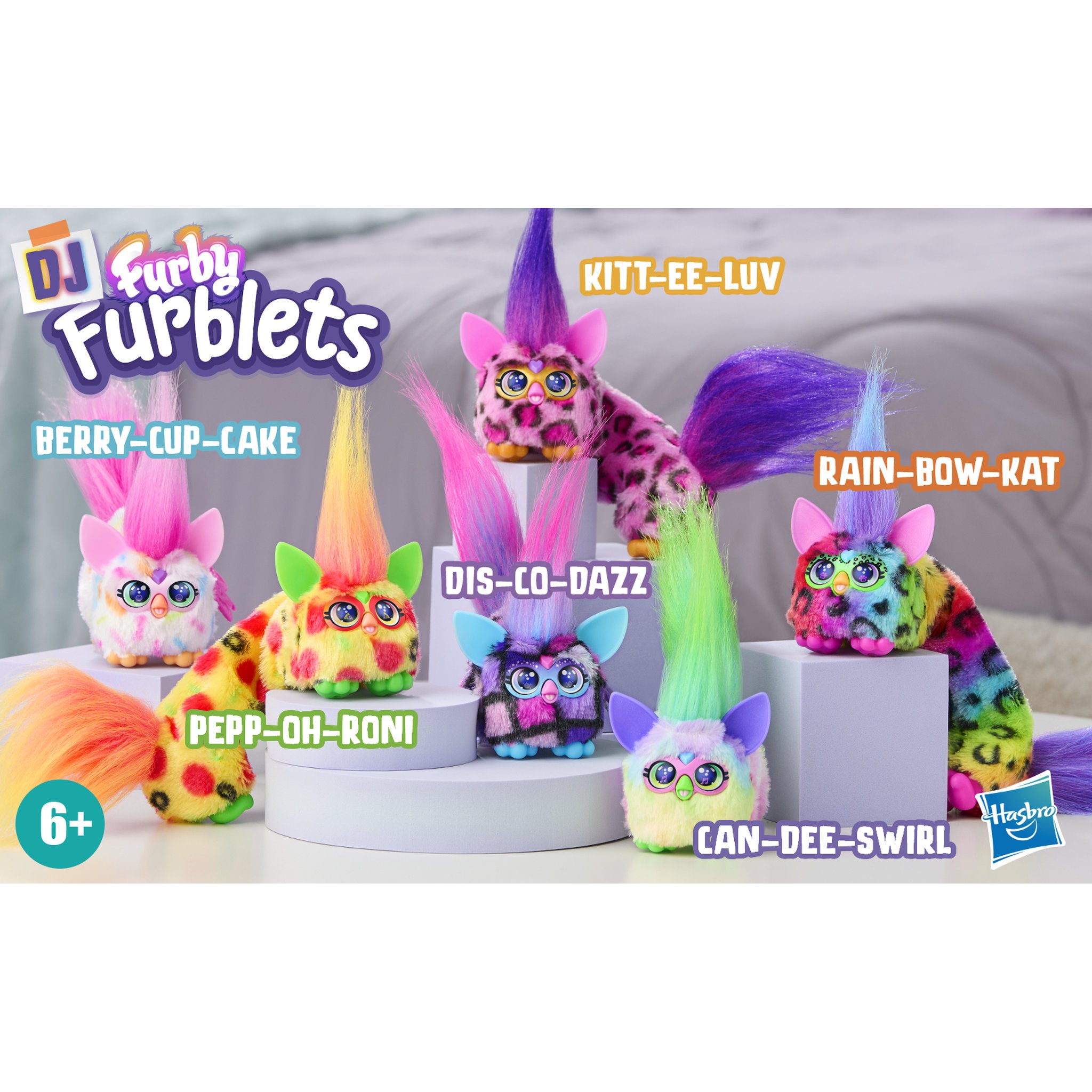 Furby DJ Furblets Rain-Bow-Kat