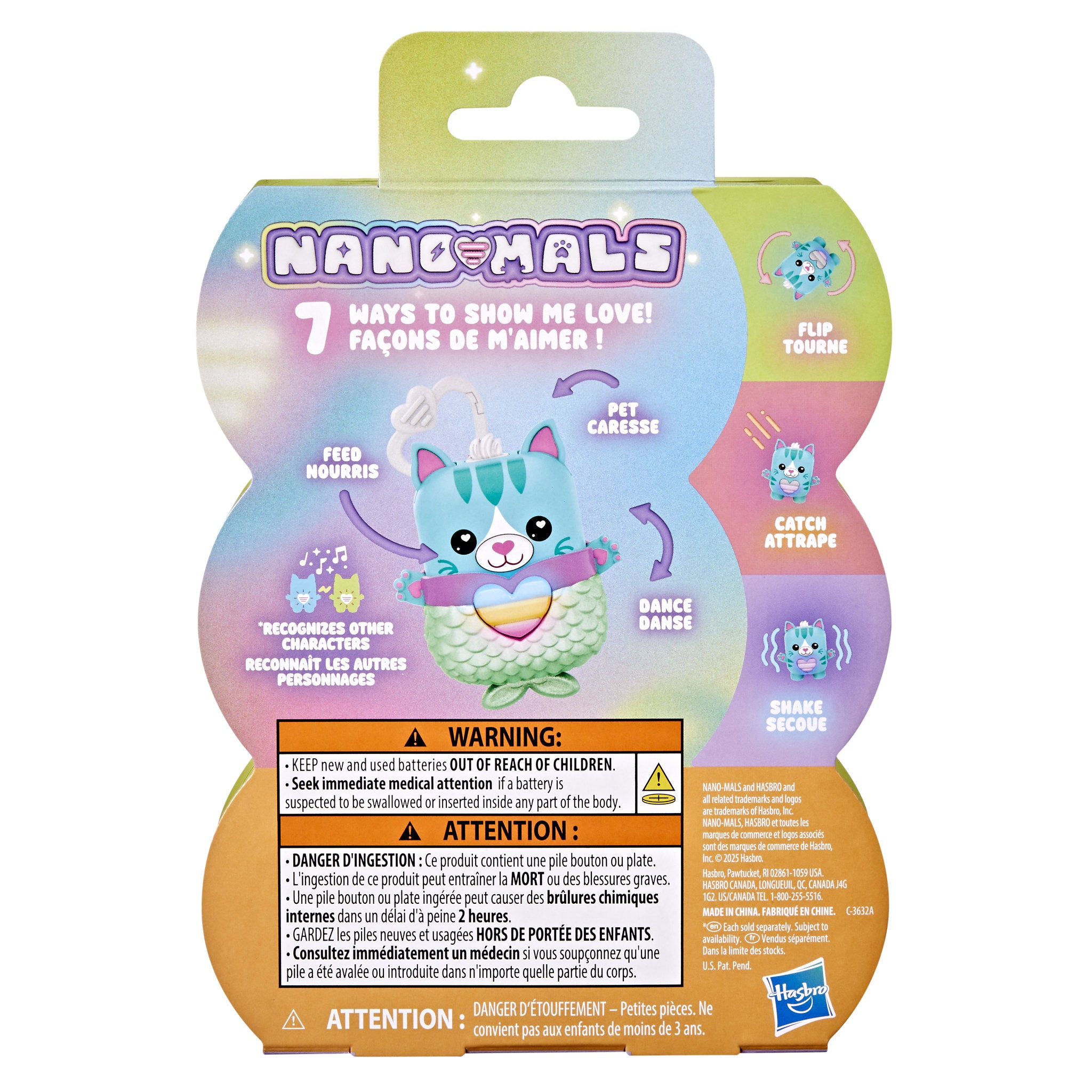 Hasbro Nano-Mals Pawtricia The Blue Kitty