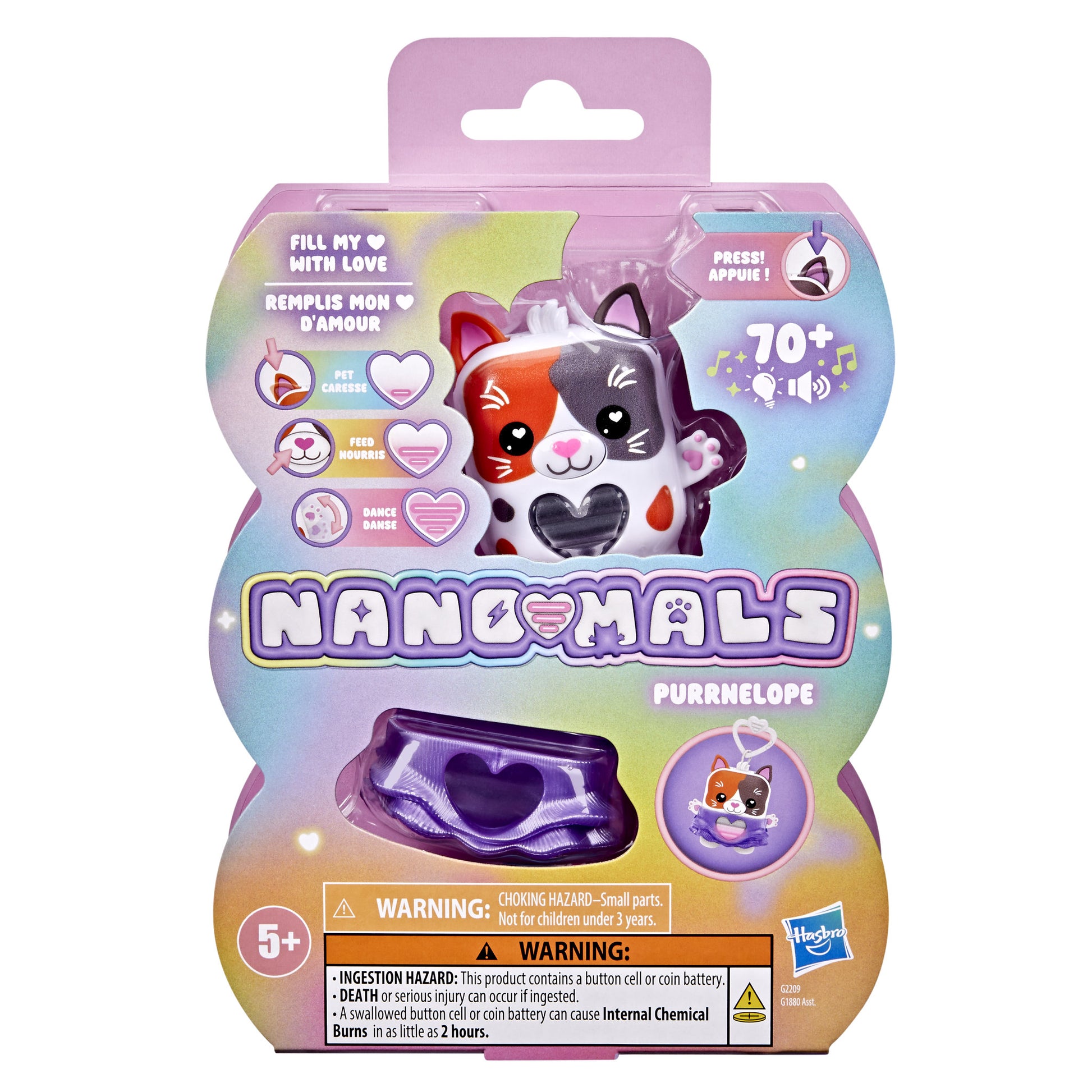 Nano-Mals Purrnelope The Calico Kitty - Toyworld NZ