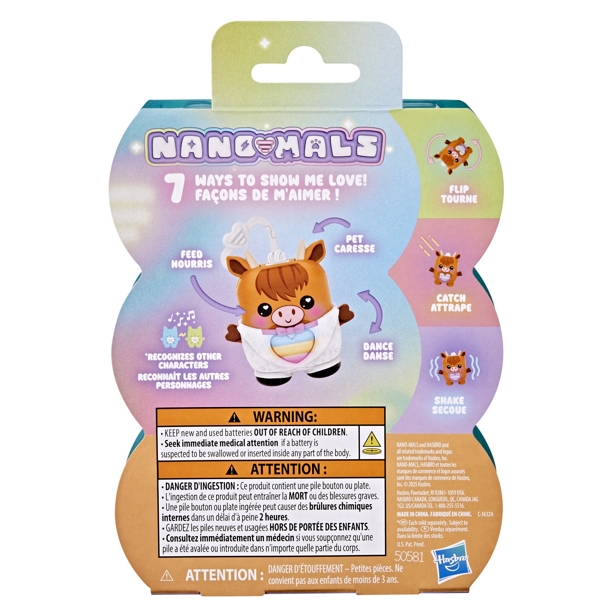 Hasbro Nano-Mals Cowbert The Highland Cow