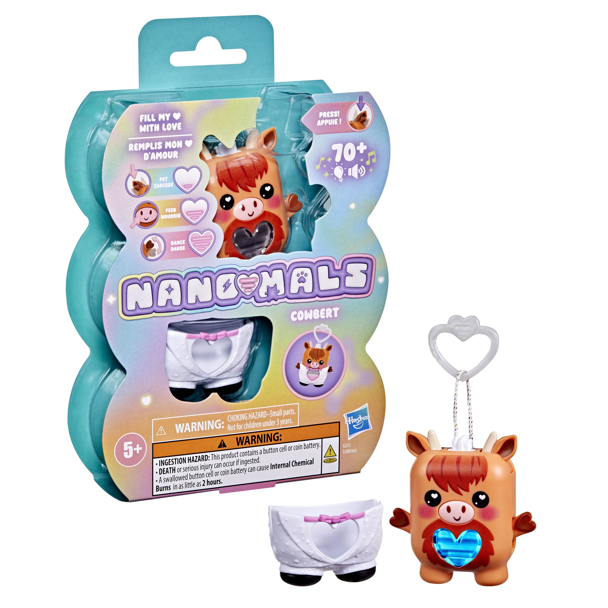 Hasbro Nano-Mals Cowbert The Highland Cow