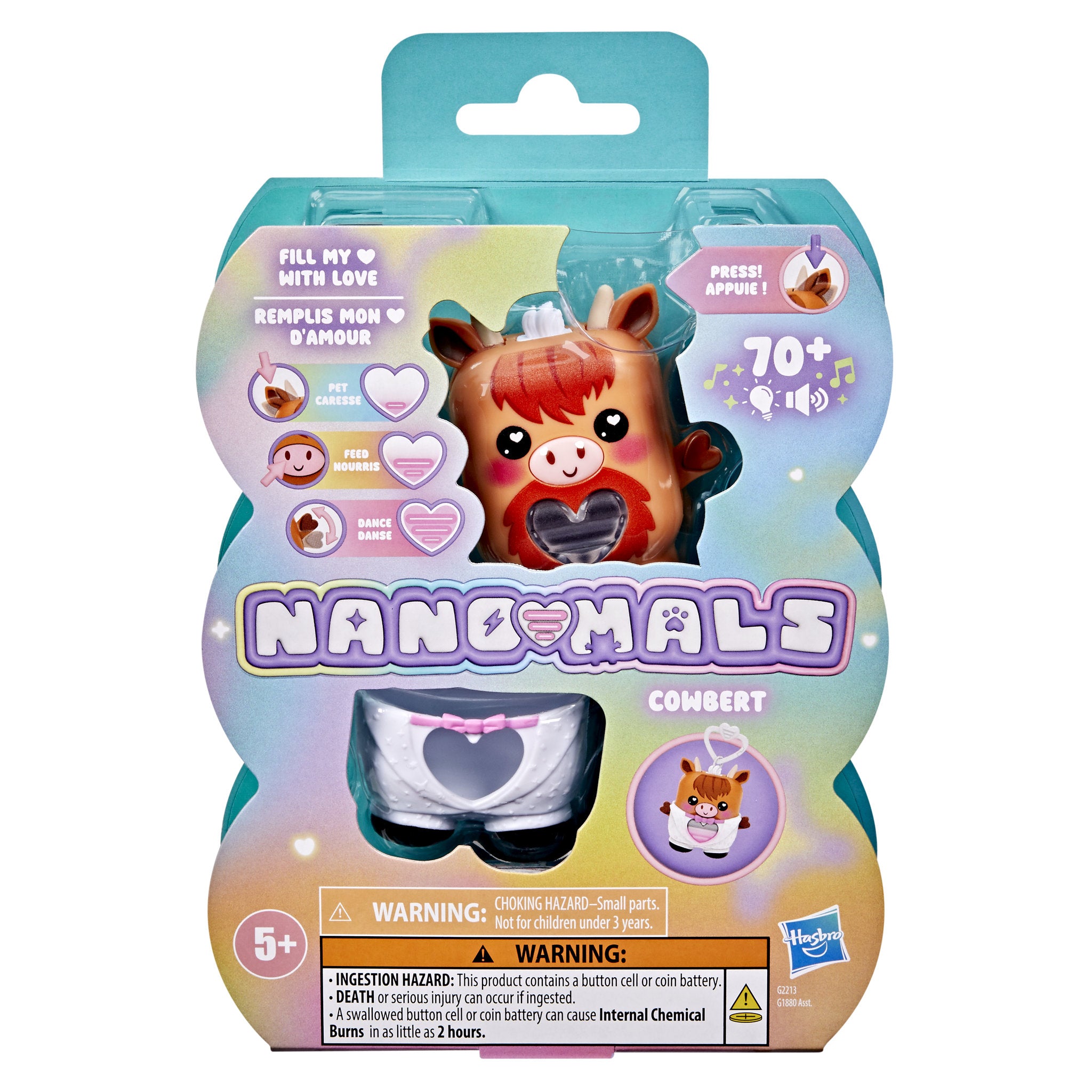 Hasbro Nano-Mals Cowbert The Highland Cow