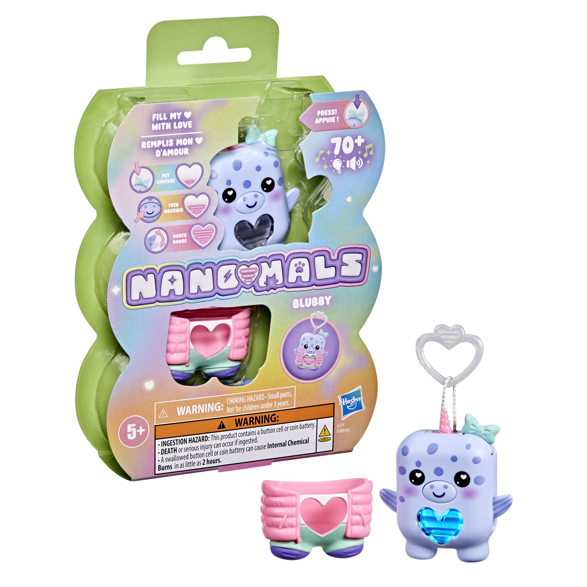 Hasbro Nano-Mals Blubby The Narwhal