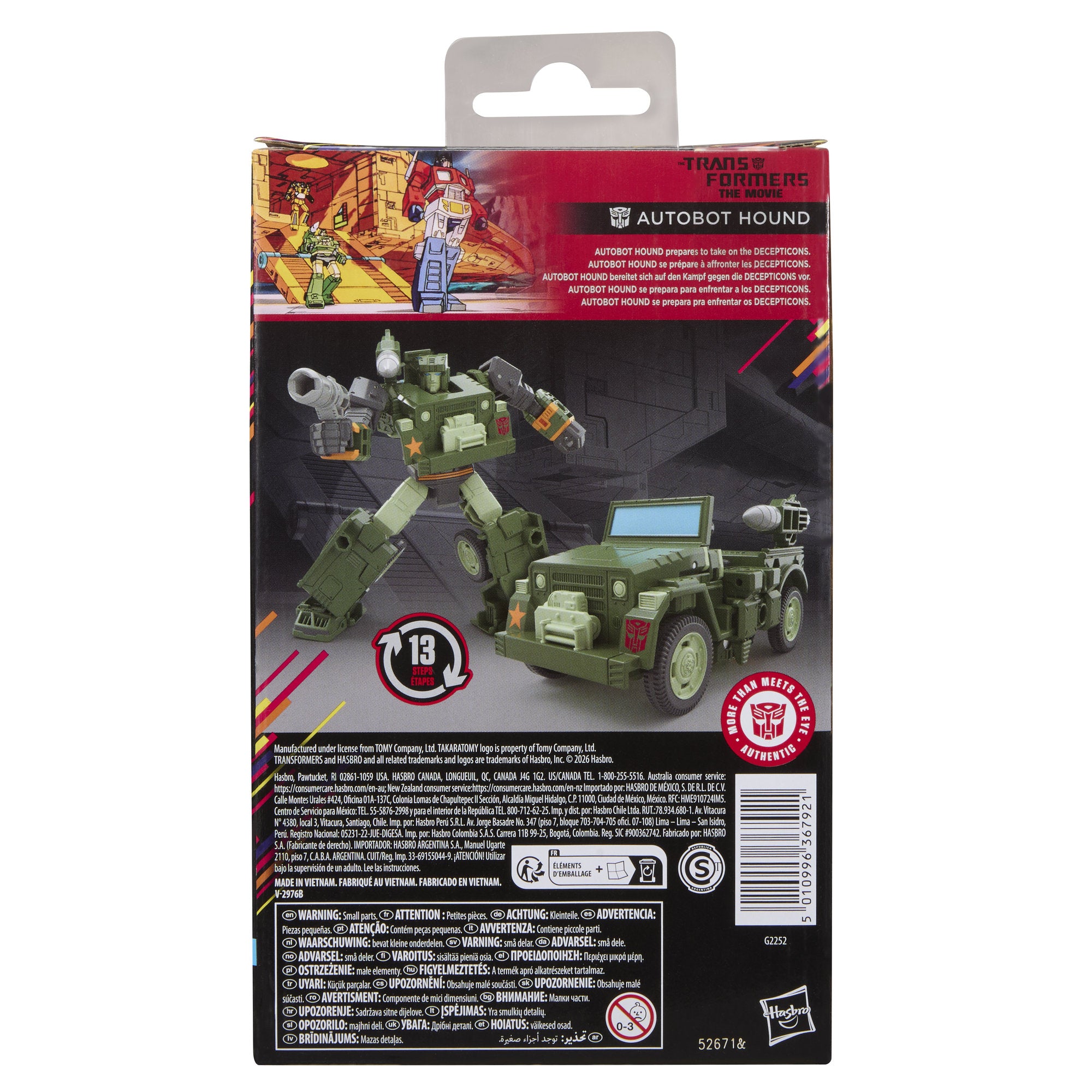 Transformers: The Movie Studio Series MTMTE Collection Deluxe Class Autobot Hound Figure
