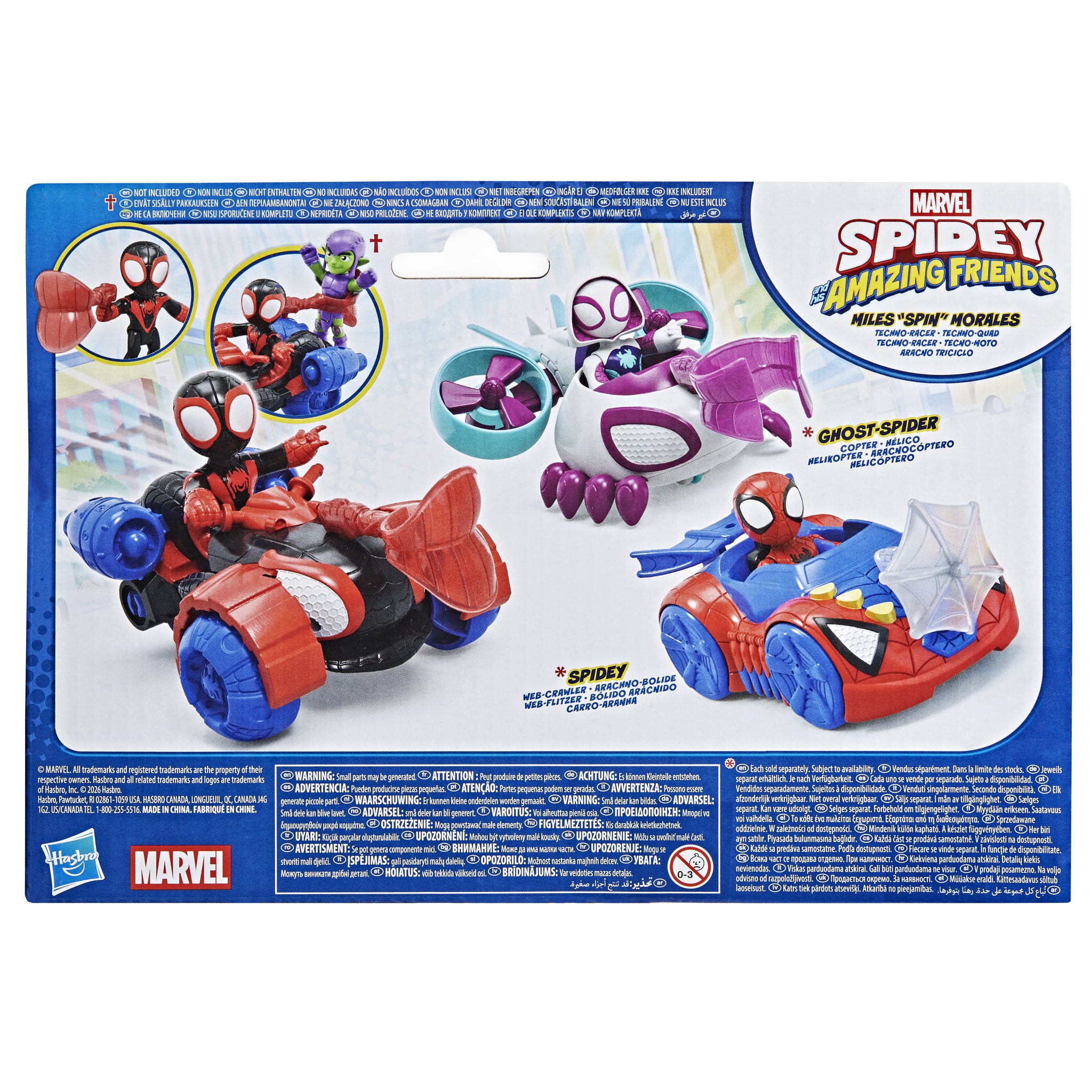 Marvel Spidey And His Amazing Friends Ghost-Spider Copter