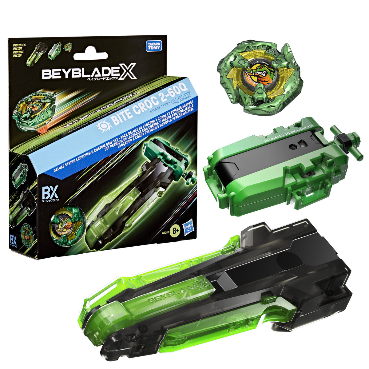 String Rippers Beyblade X Beyblade X Deluxe String Launcher & Custom Grip Set – Toyworld NZ