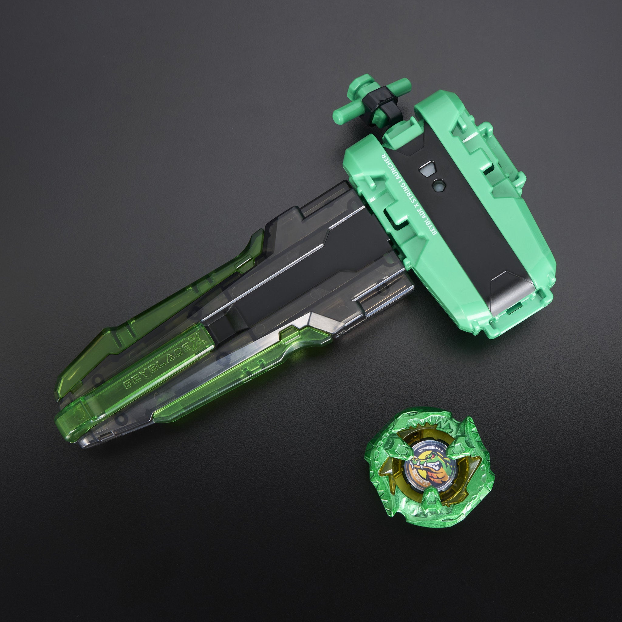 Beyblade X Deluxe String Launcher & Custom Grip Set
