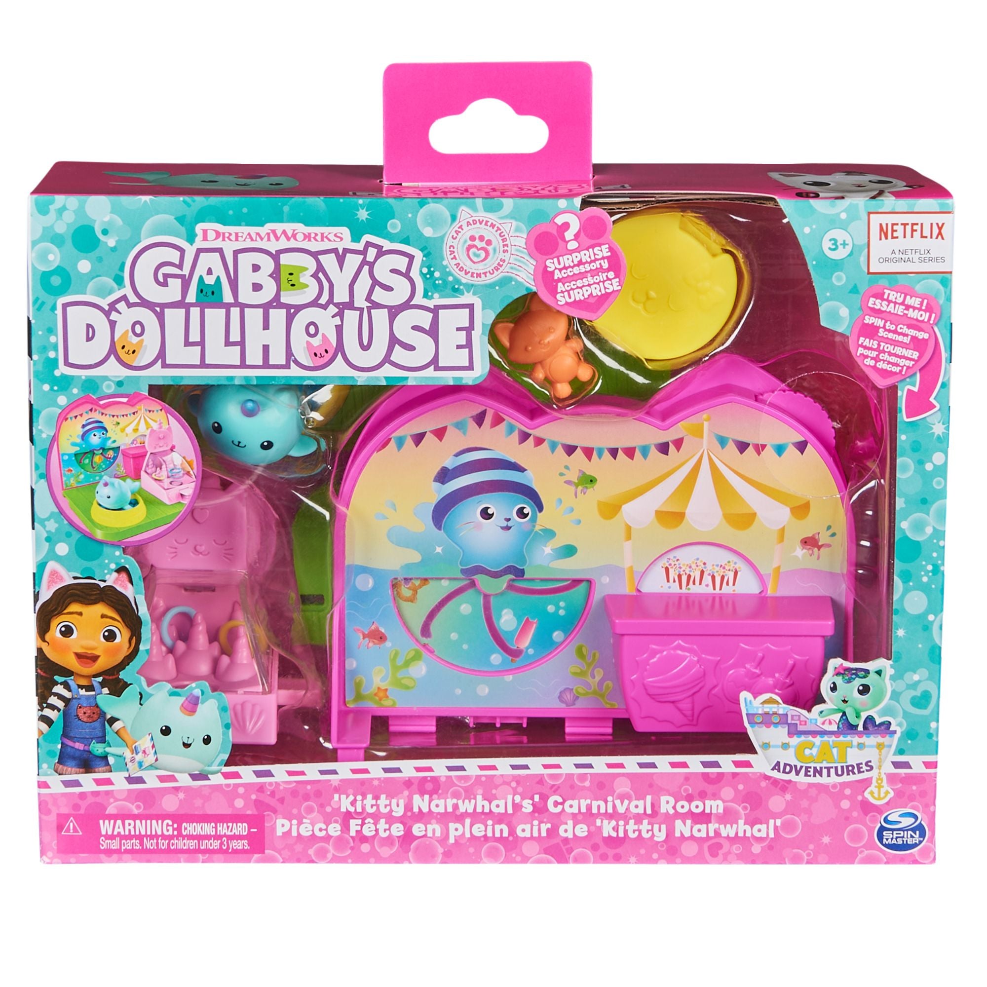 Gabby's Dollhouse Deluxe Room – Kitty Narwhal's Carnival Room