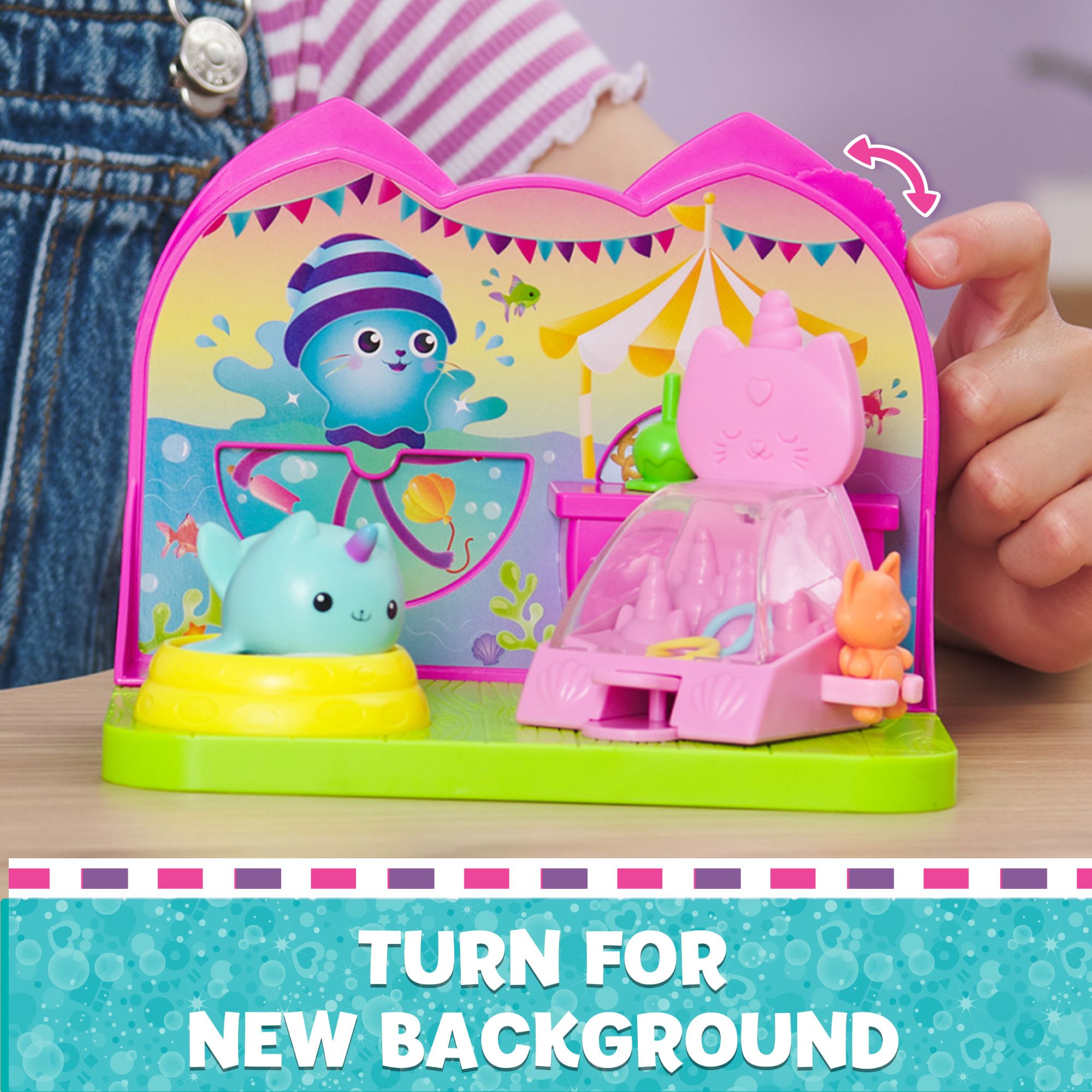 Gabby's Dollhouse Deluxe Room – Kitty Narwhal's Carnival Room