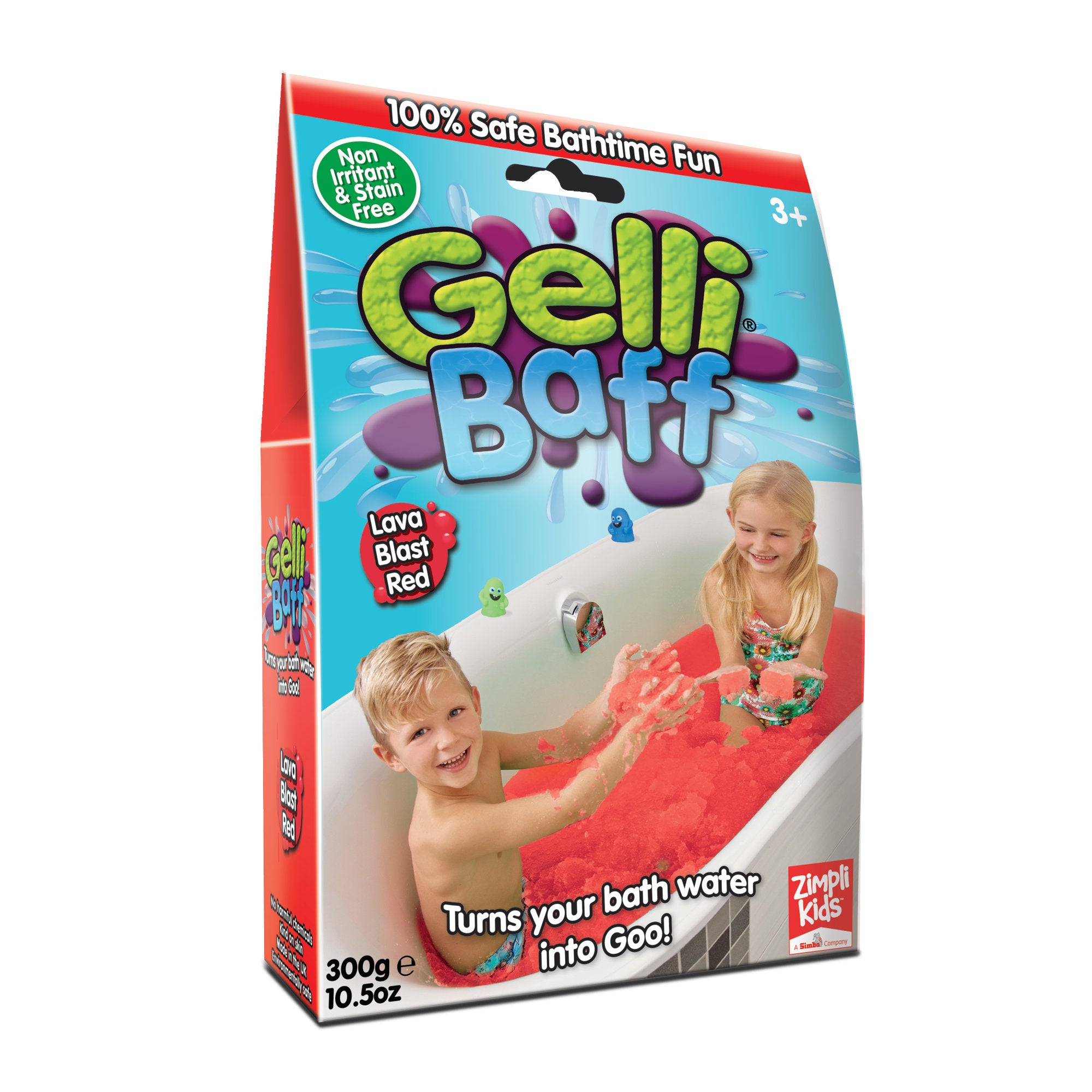 Zimpli Kids Gelli Baff Lava Blast Red - Toyworld NZ