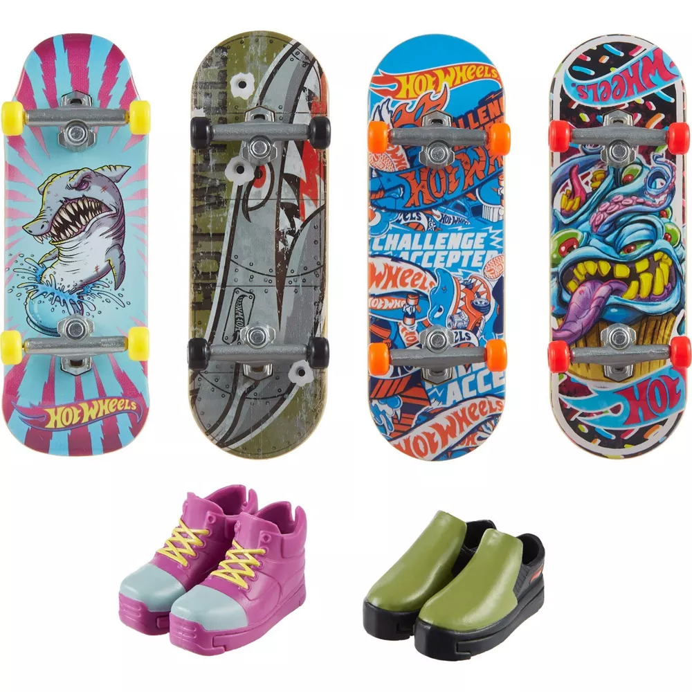 Hot Wheels Skate Fingerboard + Shoe Multipack Speed Shredder