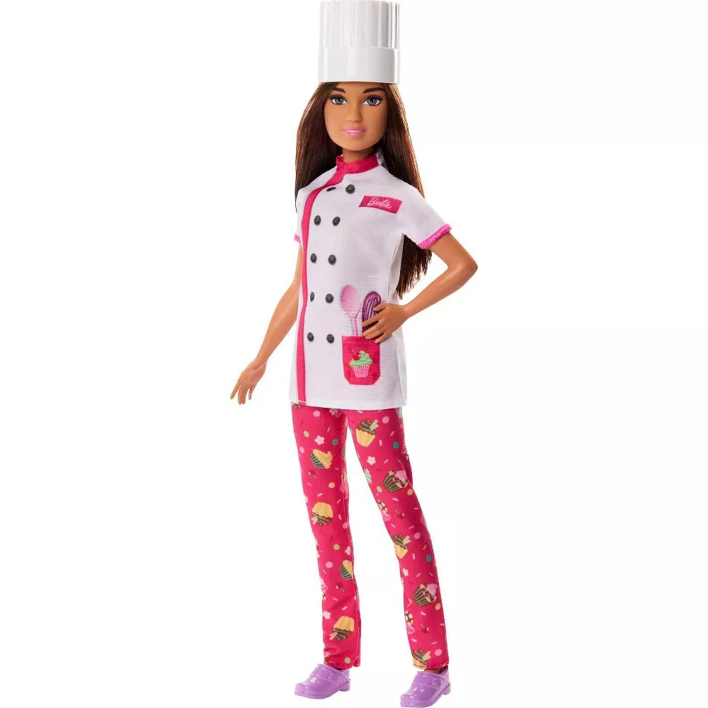 Barbie Career Doll Pastry Chef Brunette