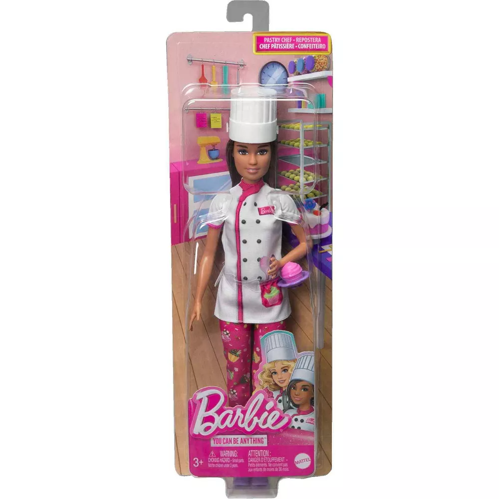 Barbie Career Doll Pastry Chef Brunette