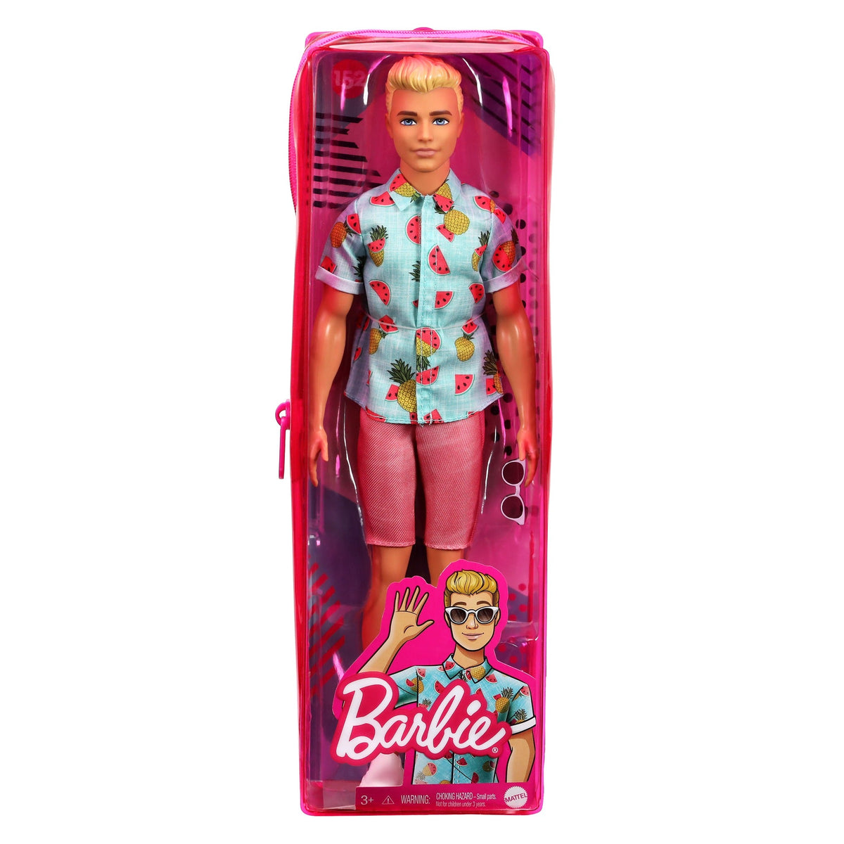 Barbie Fashionista Ken Doll - 152 Tropical Shirt - Toyworld NZ