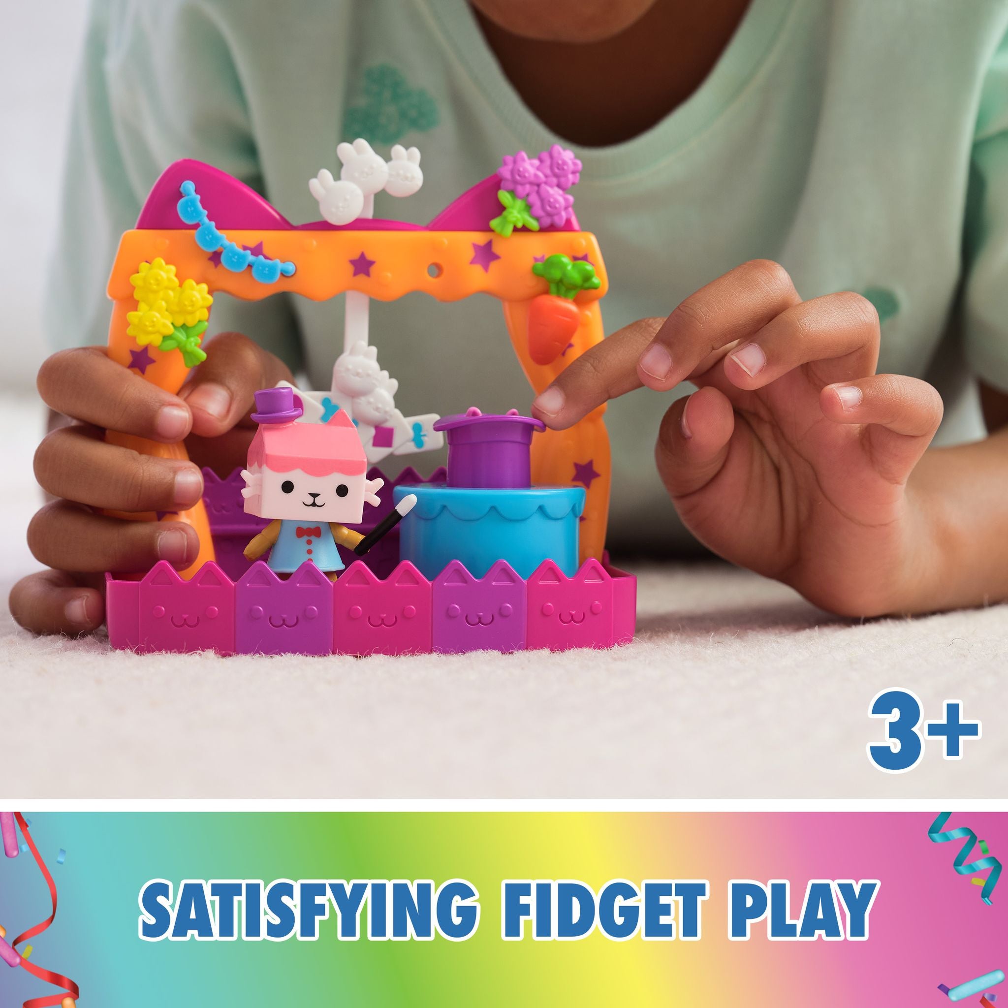 Gabby's Dollhouse Baby Box Cat's Talent Show Balcony Set
