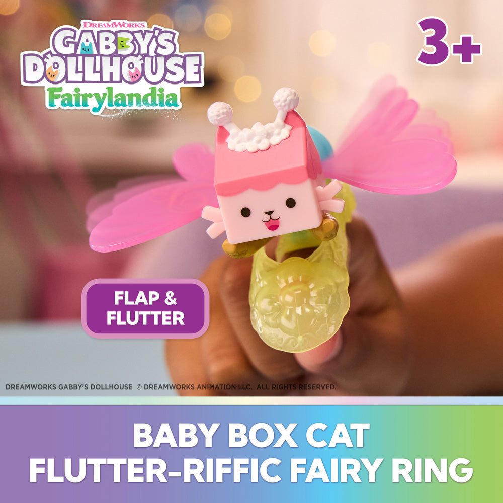 Gabby's Dollhouse Fairylandia Flutter-riffic Fairy Ring - Baby Box Cat