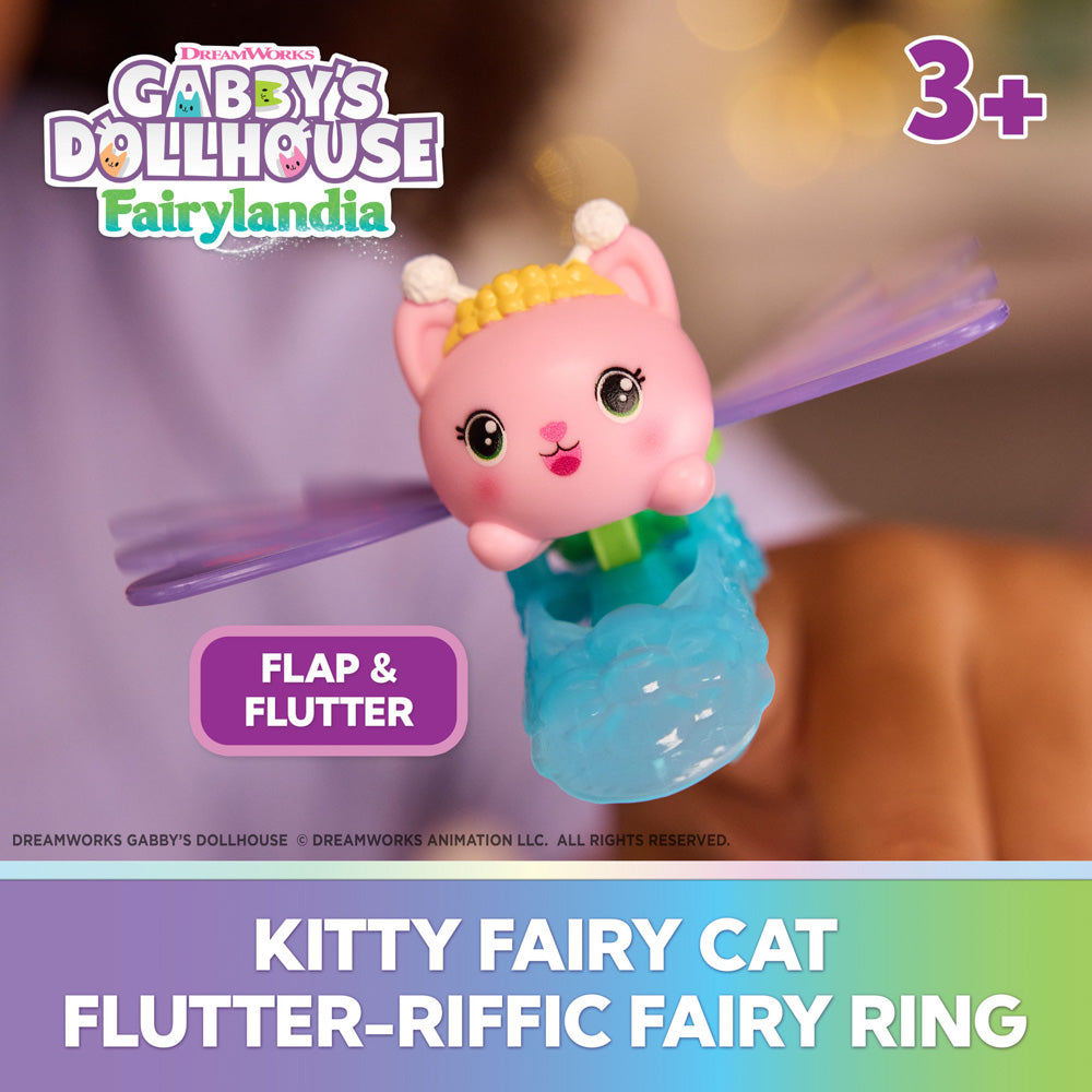 Gabby's Dollhouse Fairylandia Flutter-riffic Fairy Ring - Kitty Fairy