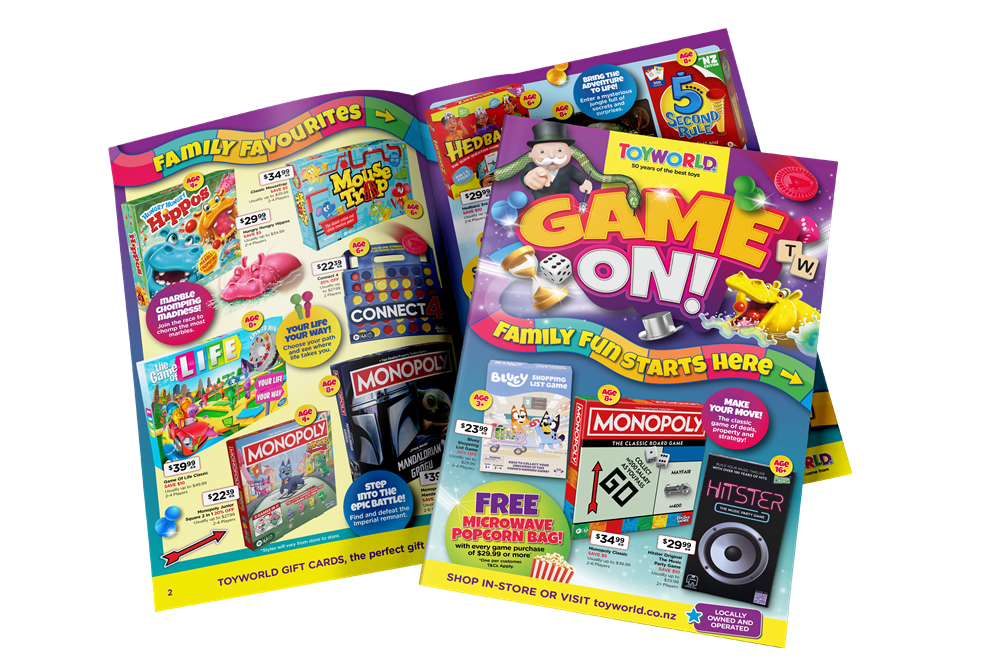 Games catalogue digital mailer Toyworld