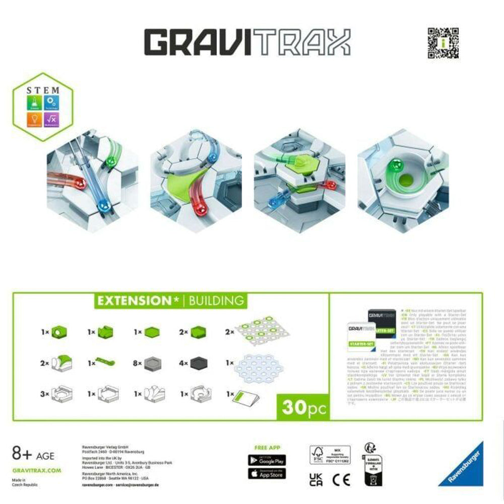 GraviTrax Expansion Building set in packaging