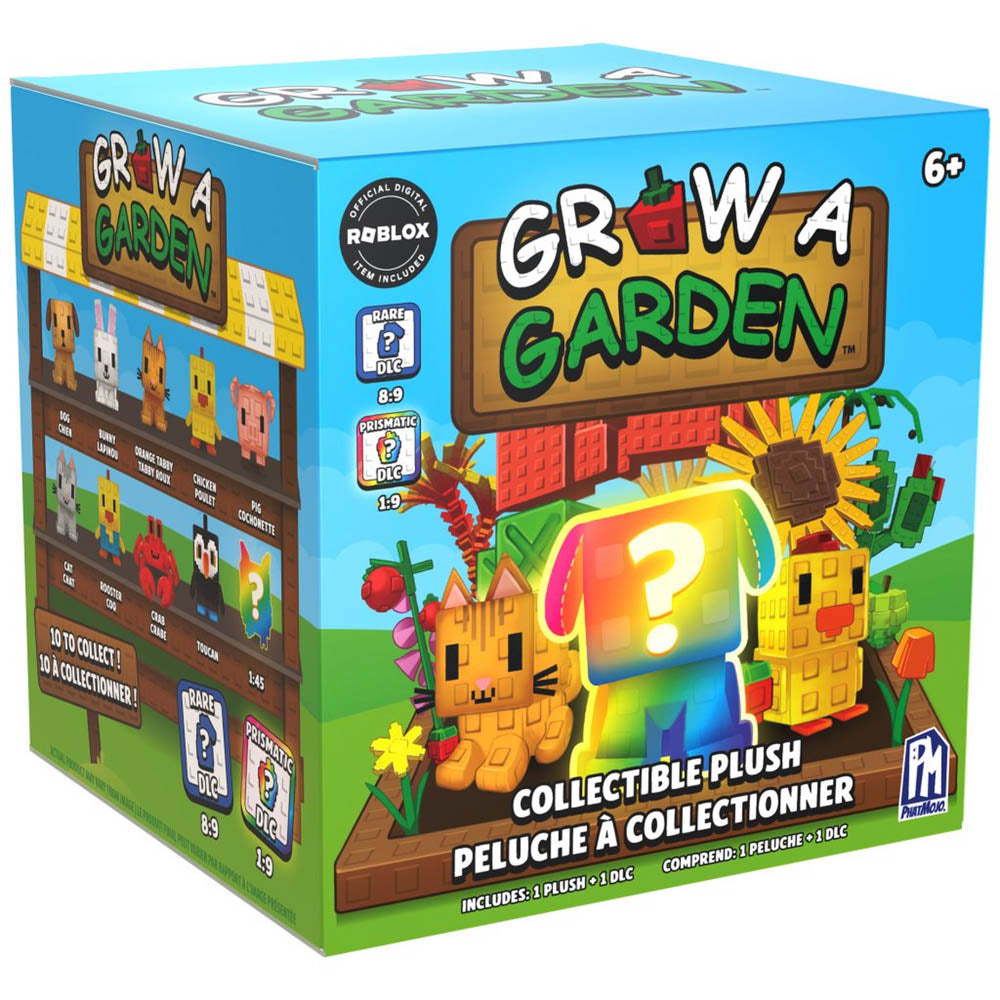 Grow a Garden 4 Inch Mystery Collectible Plush Blind Box, in packaging