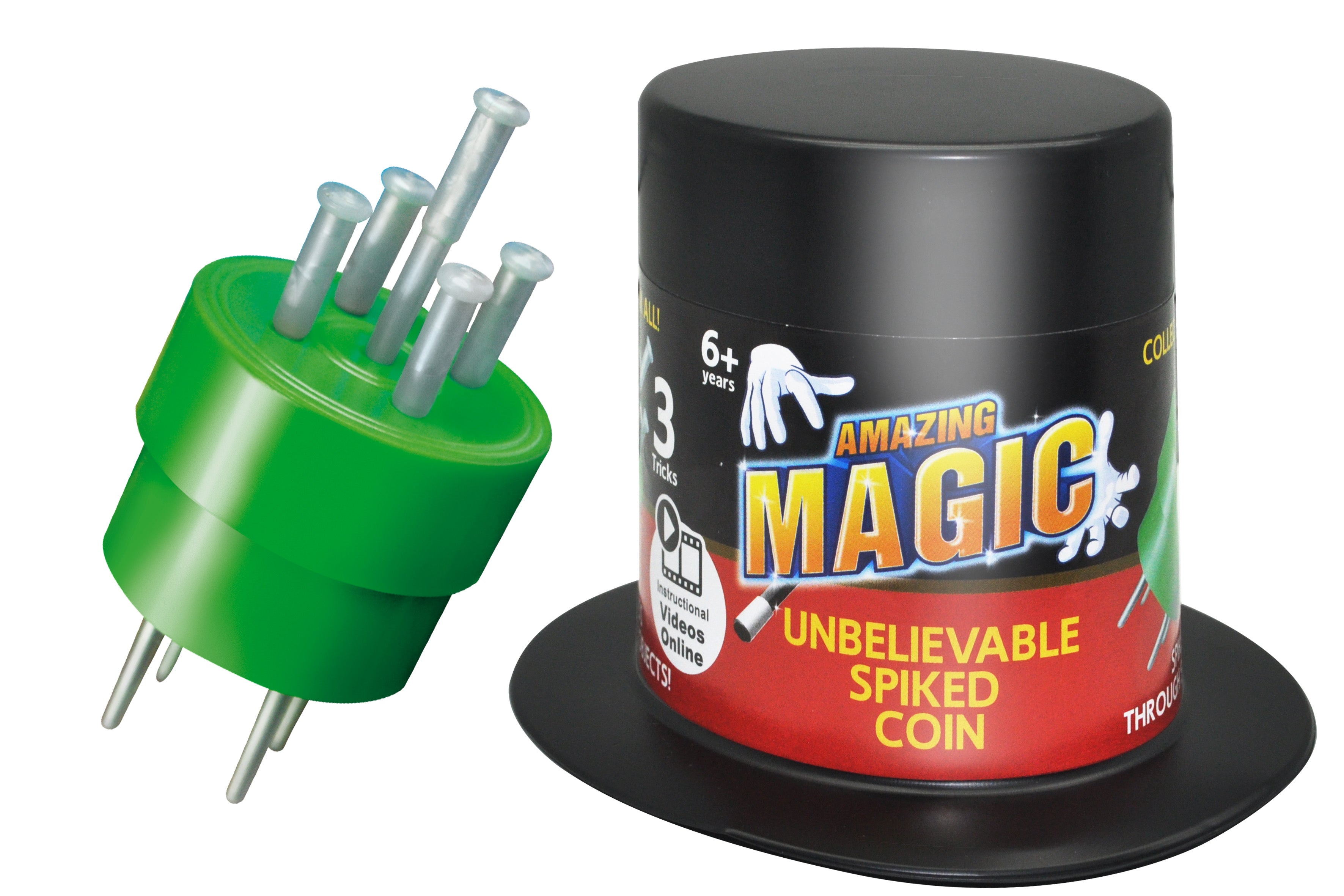 Hanky Panky Amazing Magic Mini Hats Unbelievable Spiked Coin