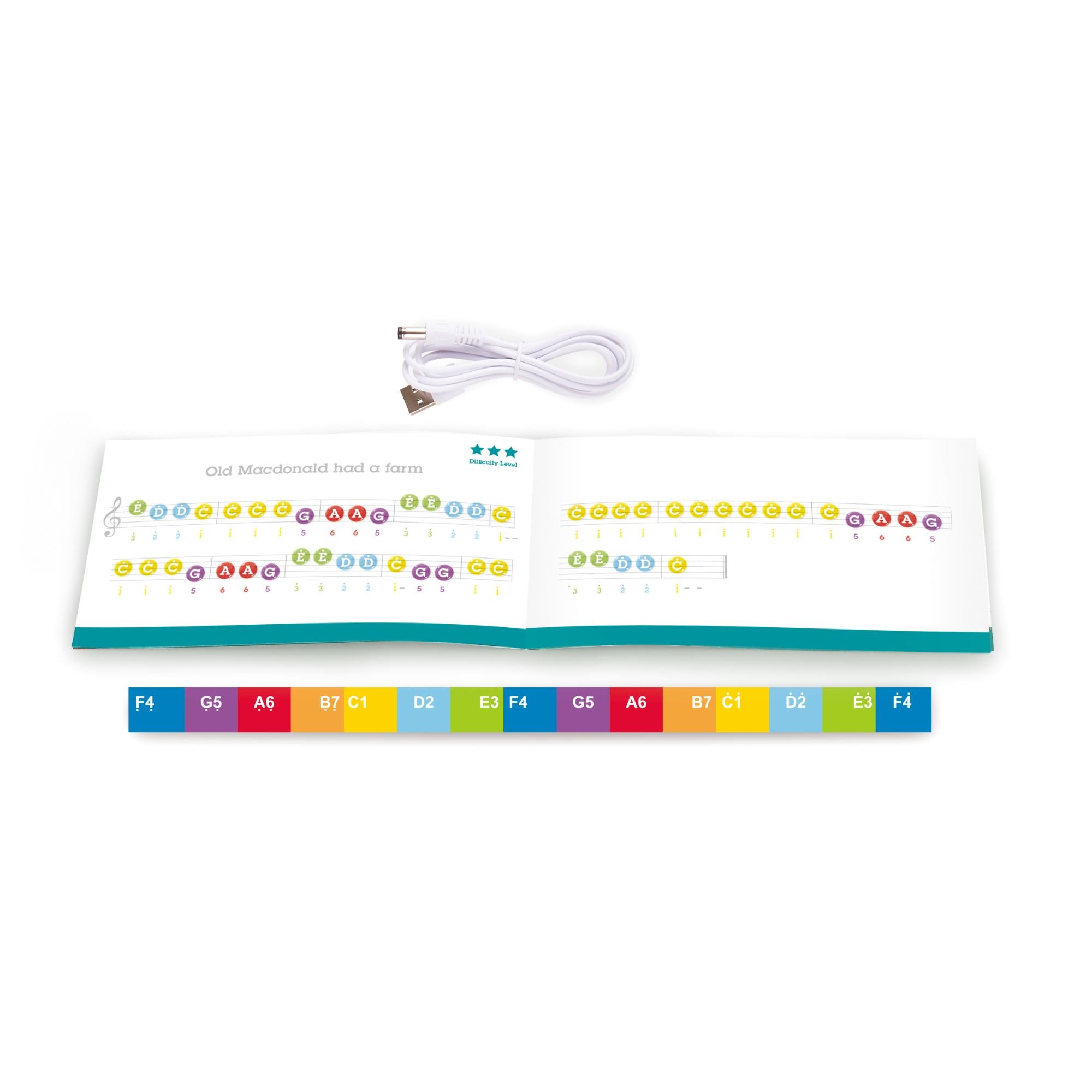Hape Learn With Lights Piano Red