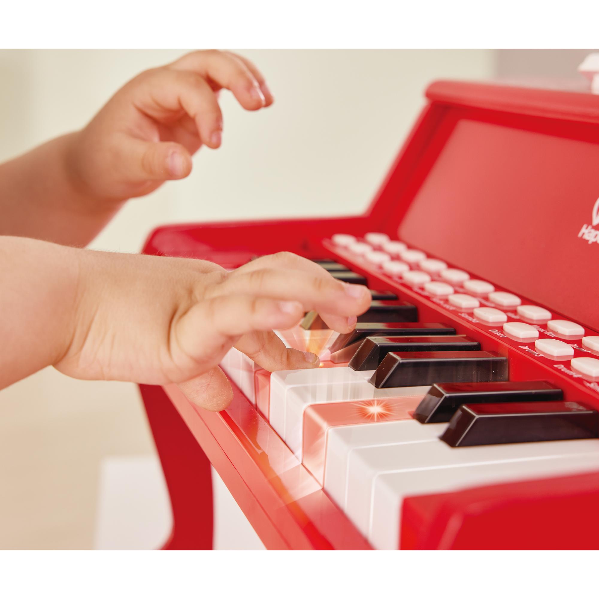 Hape Learn With Lights Piano Red