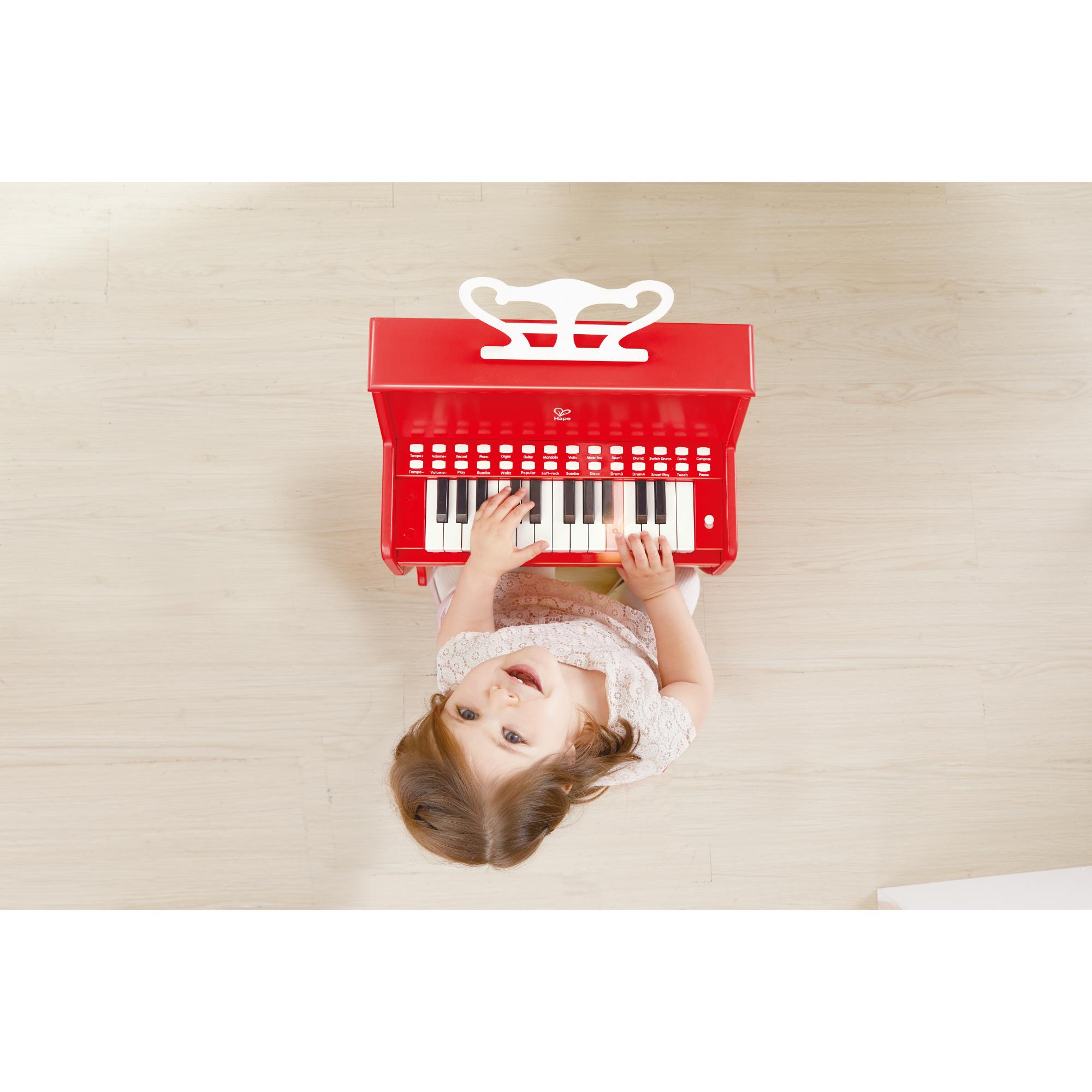 Hape Learn With Lights Piano Red