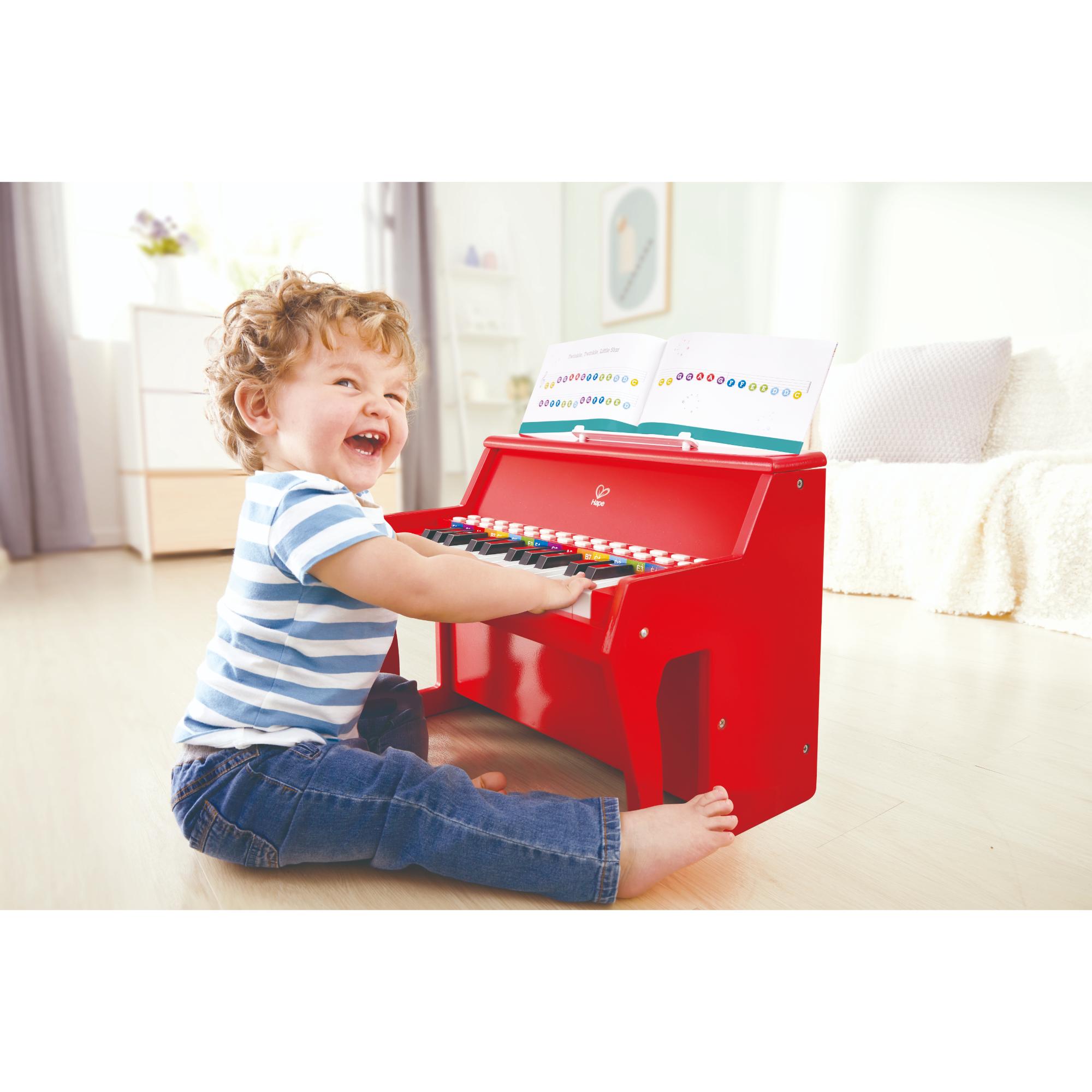 Hape Learn With Lights Piano Red