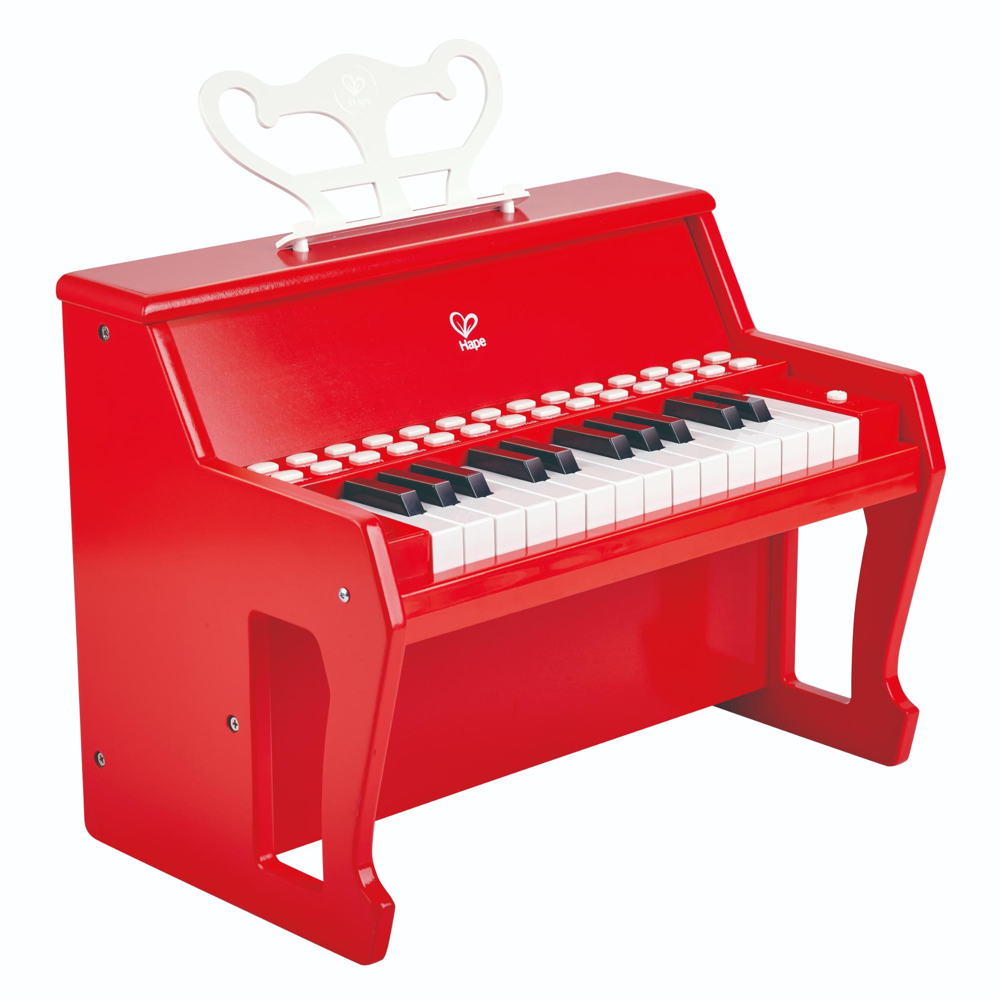 Hape Learn With Lights Piano Red