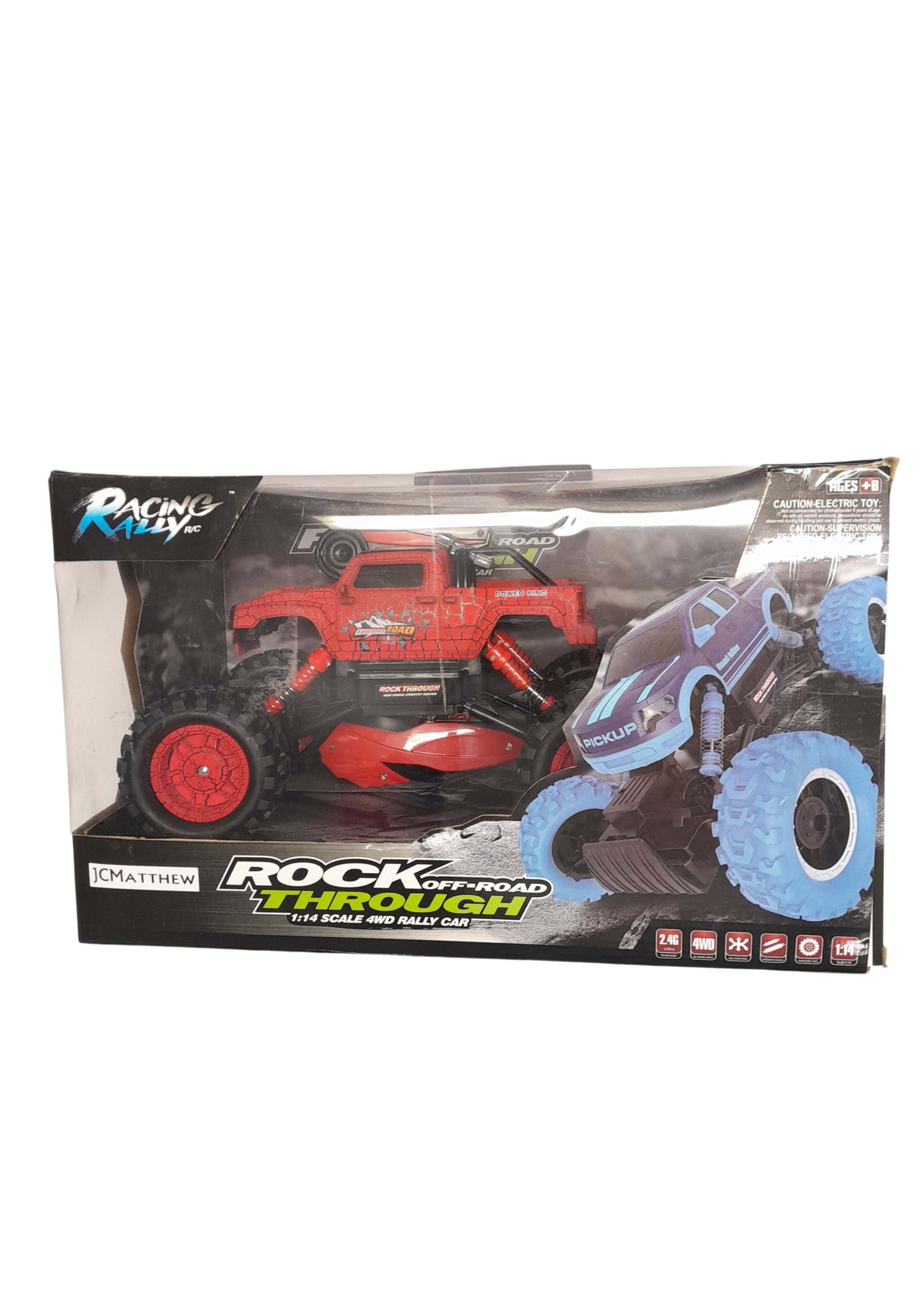 Rock Through 1:14 Remote Control Off Road Vehicle Red