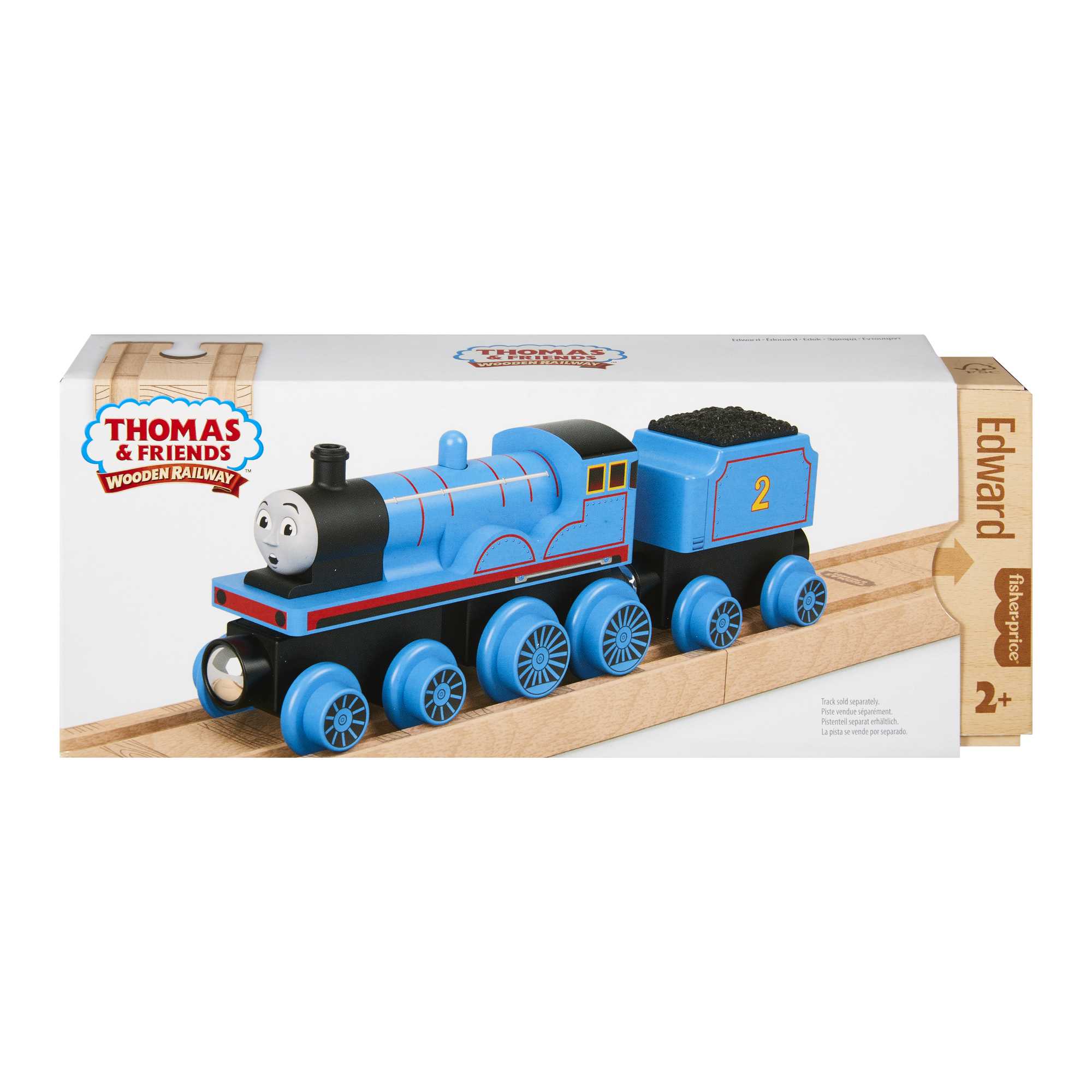 Fisher-Price Thomas & Friends Wooden Railway Edward Engine And Coal-Car