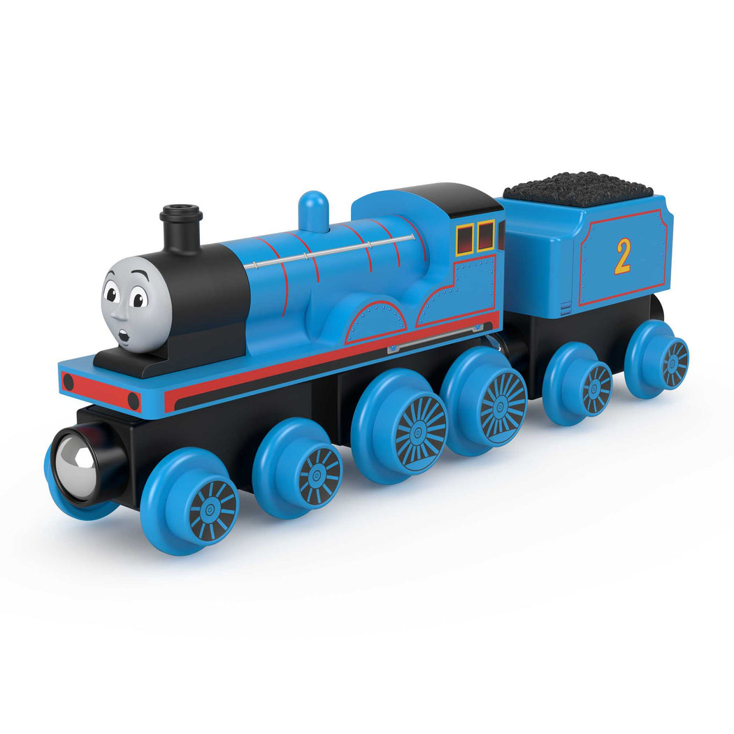 Fisher-Price Thomas & Friends Wooden Railway Edward Engine And Coal-Car - 2