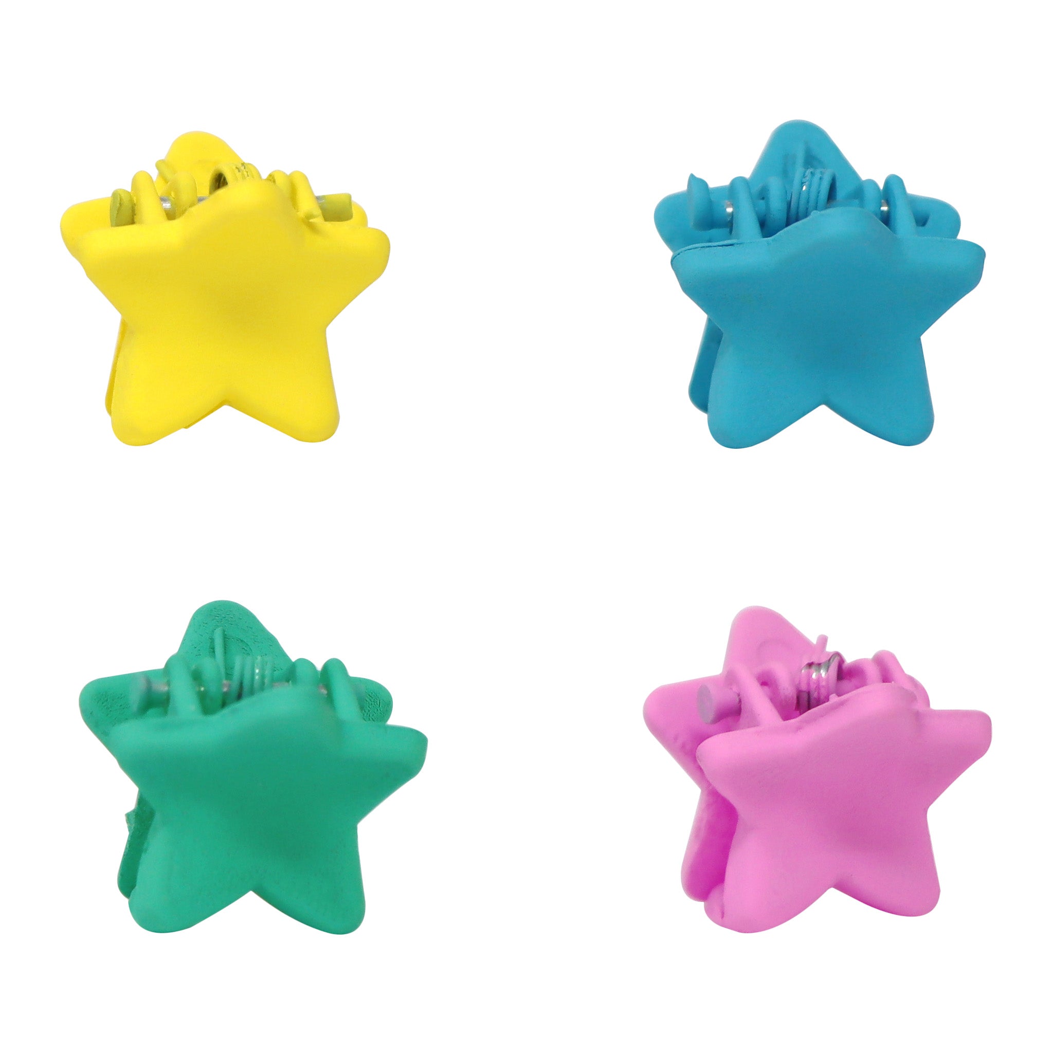 Pink Poppy Star Hair Claws