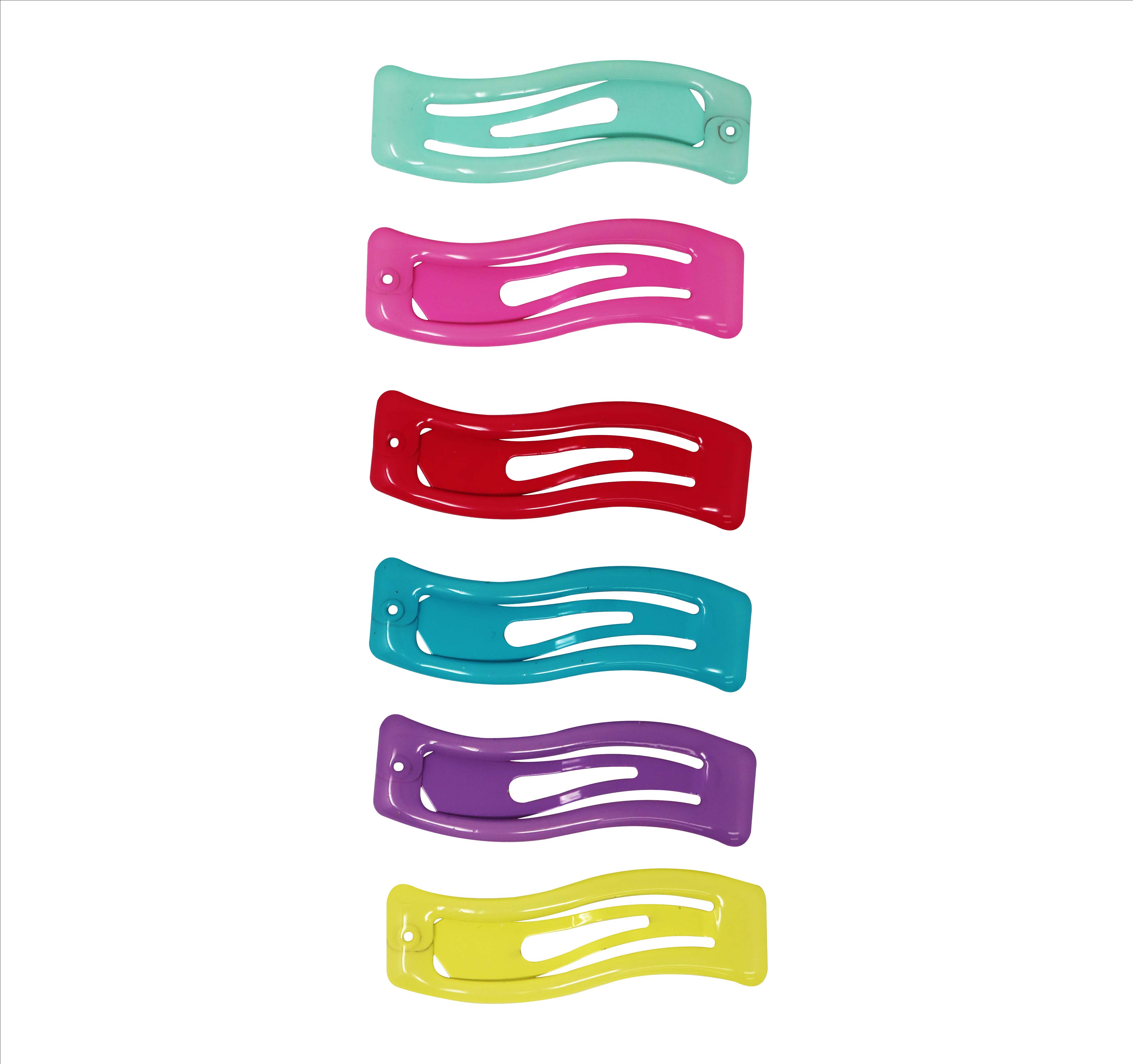 Pink Poppy Rainbow Hairclips