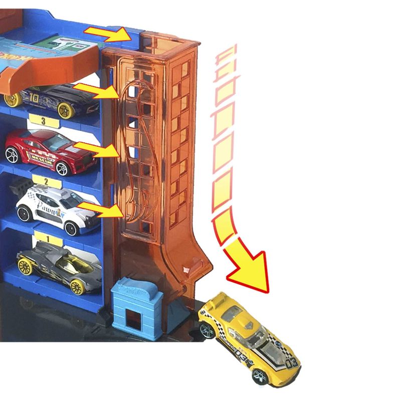 Hot Wheels City Downtown Car Park Playset