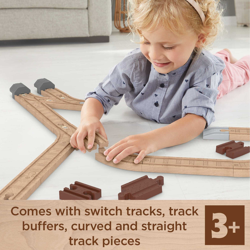 Fisher-Price Thomas & Friends Wooden Railway Expansion Clackety Track Pack - 2