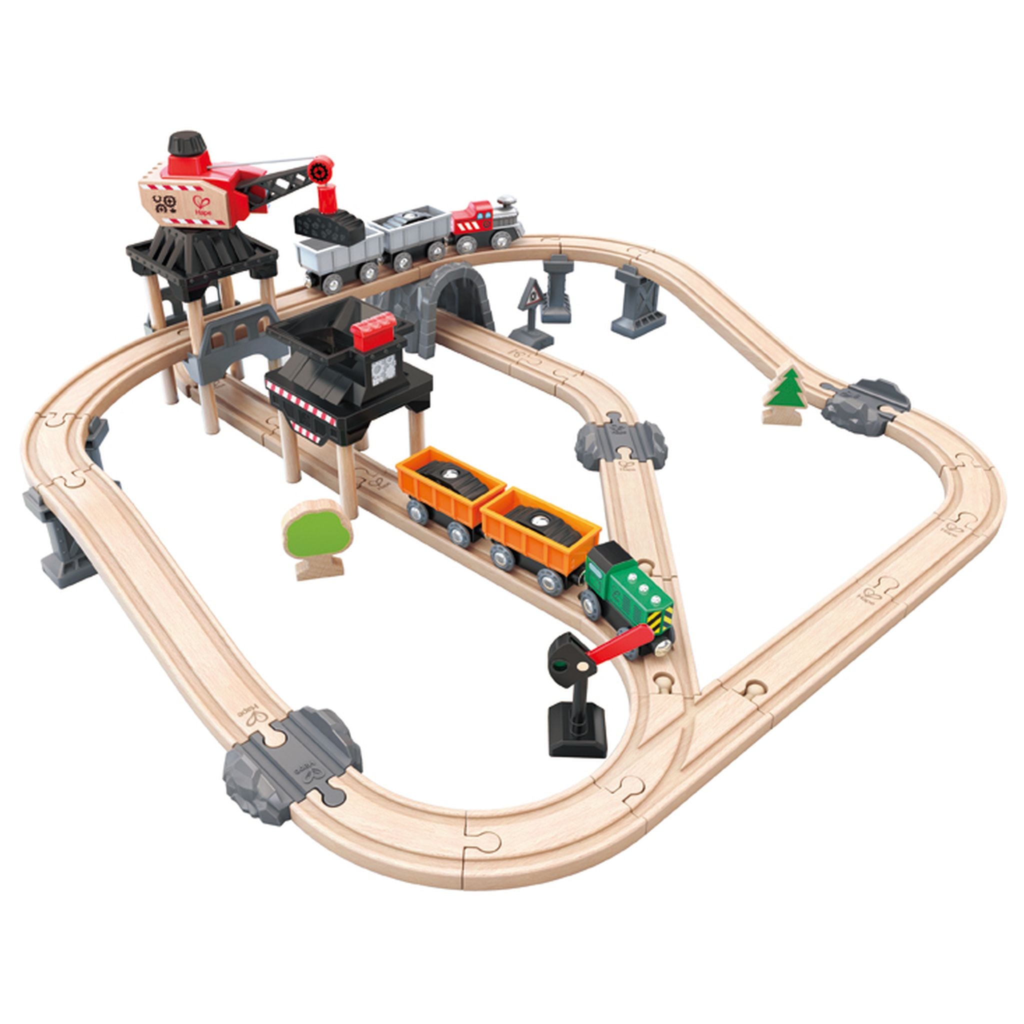 Hape Mining Loader Track Playset