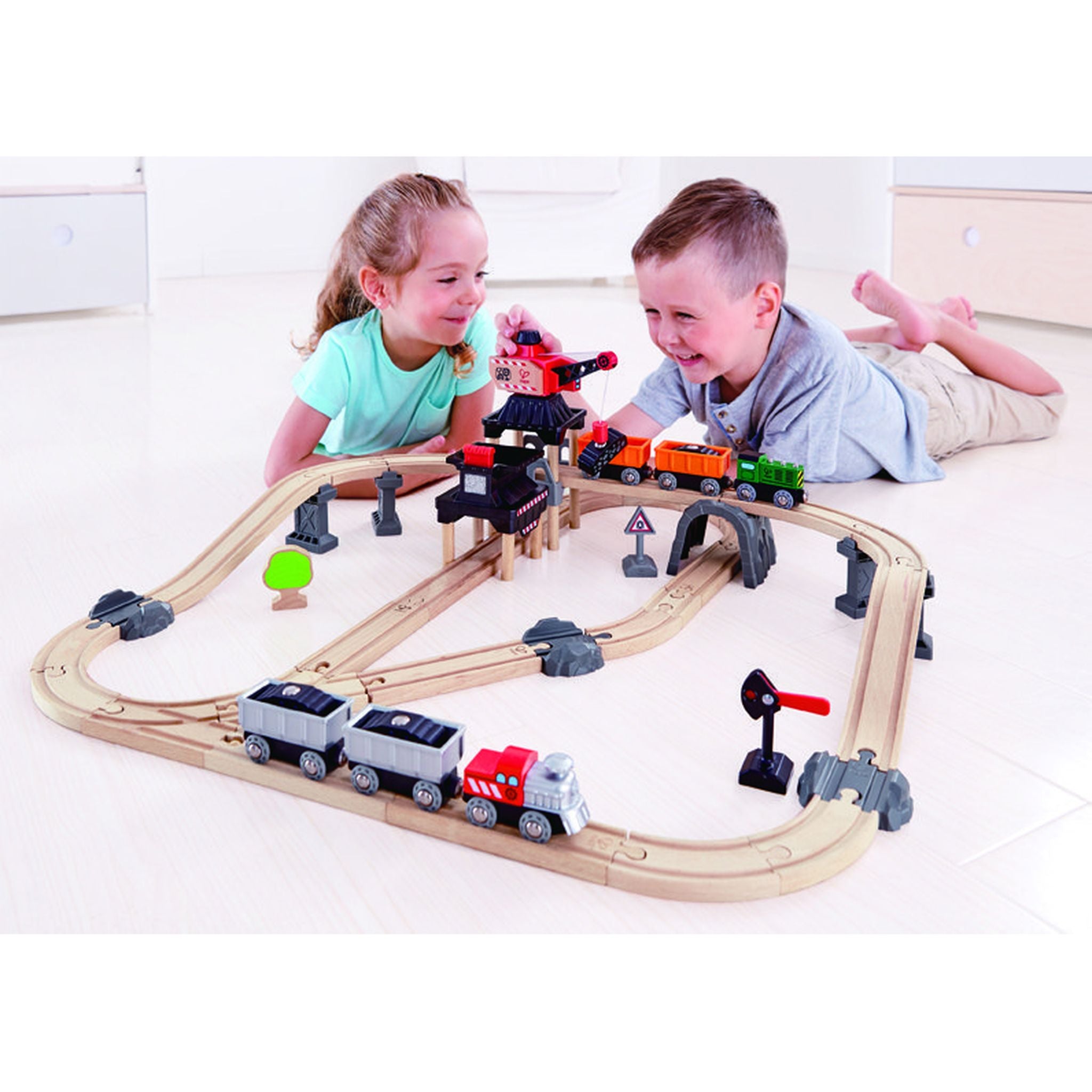 Hape Mining Loader Track Playset
