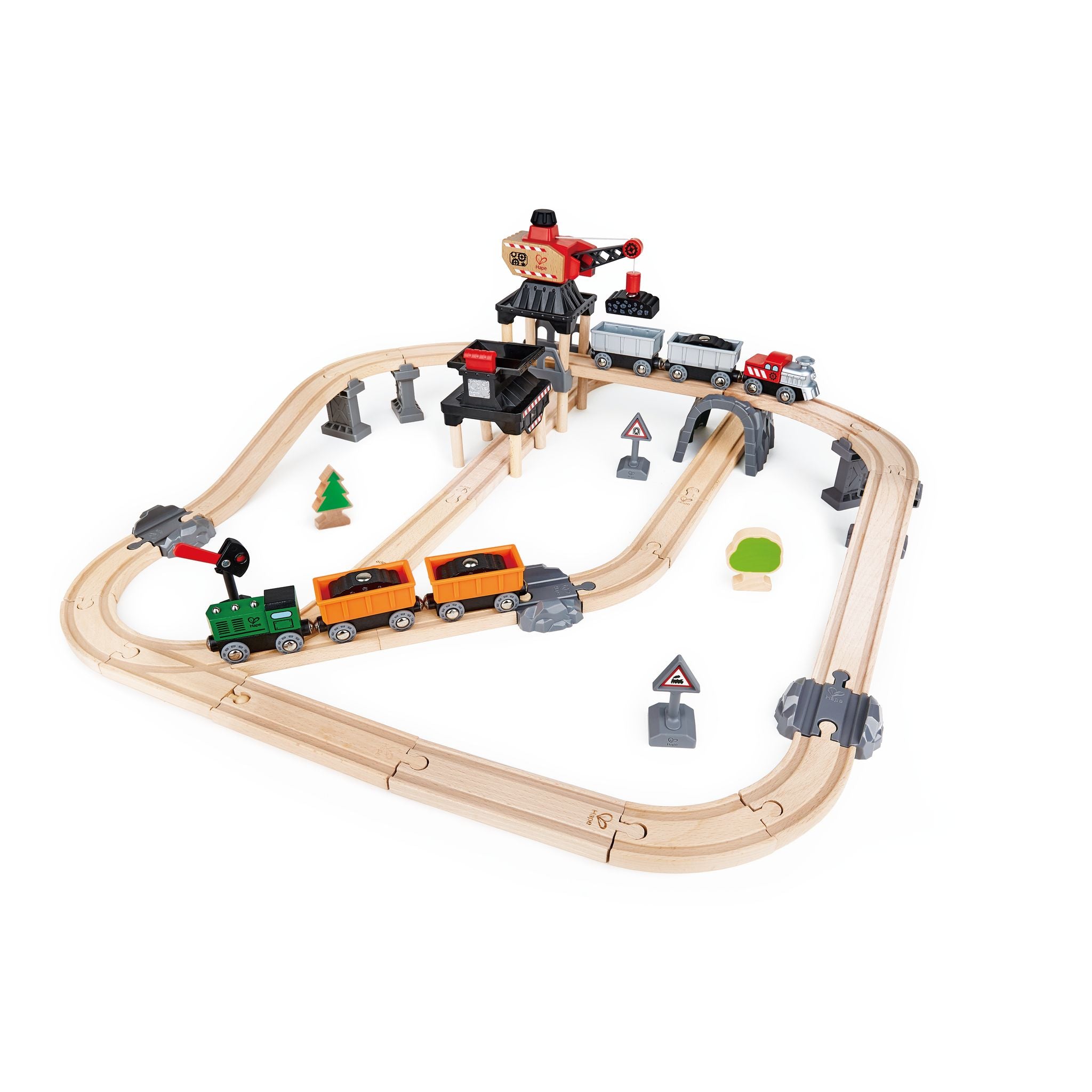 Hape Mining Loader Track Playset