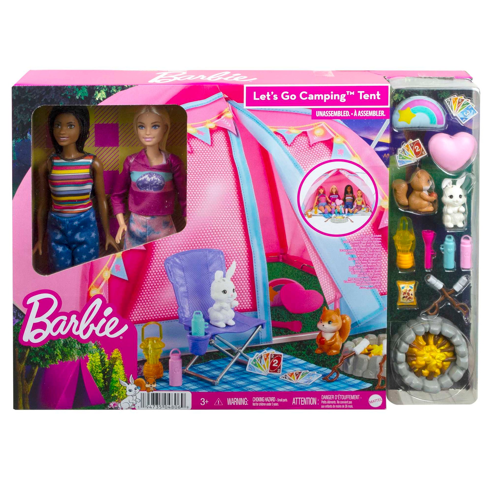 Barbie Let's Go Camping Tent Playset – Toyworld NZ